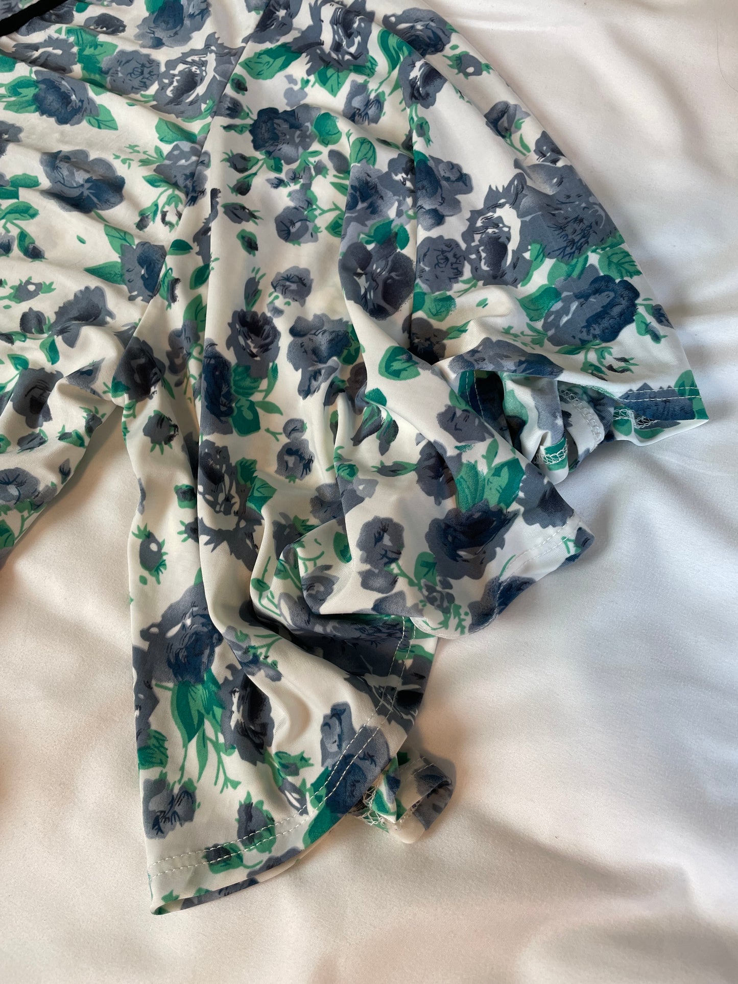 Go Couture | Floral Faux Wrap Maxi Dress {XL}