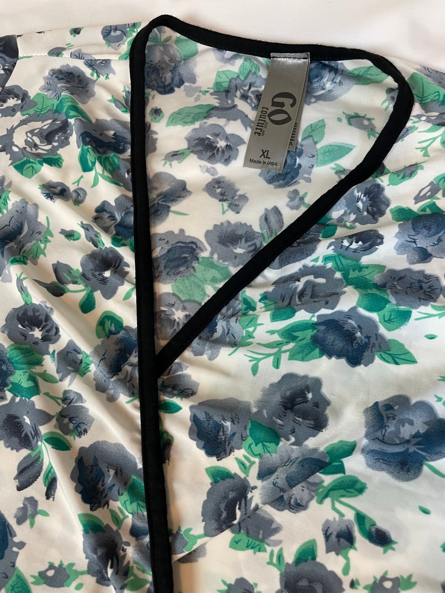 Go Couture | Floral Faux Wrap Maxi Dress {XL}