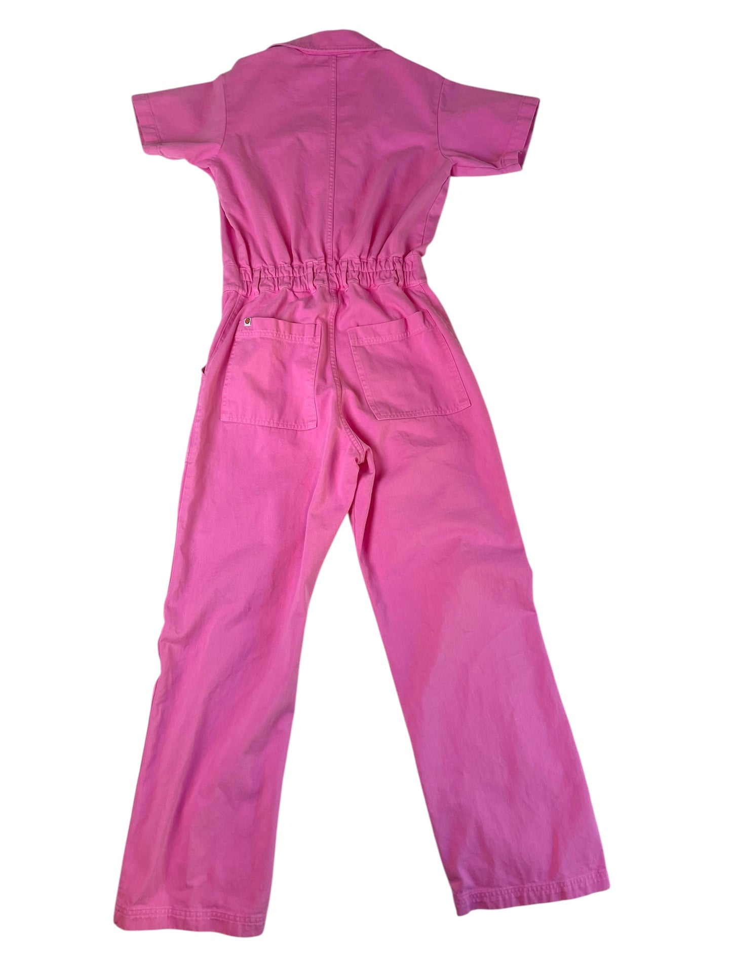 Big Bud Press Unisex Short Sleeve Jumpsuit | BUBBLEGUM PINK {S}