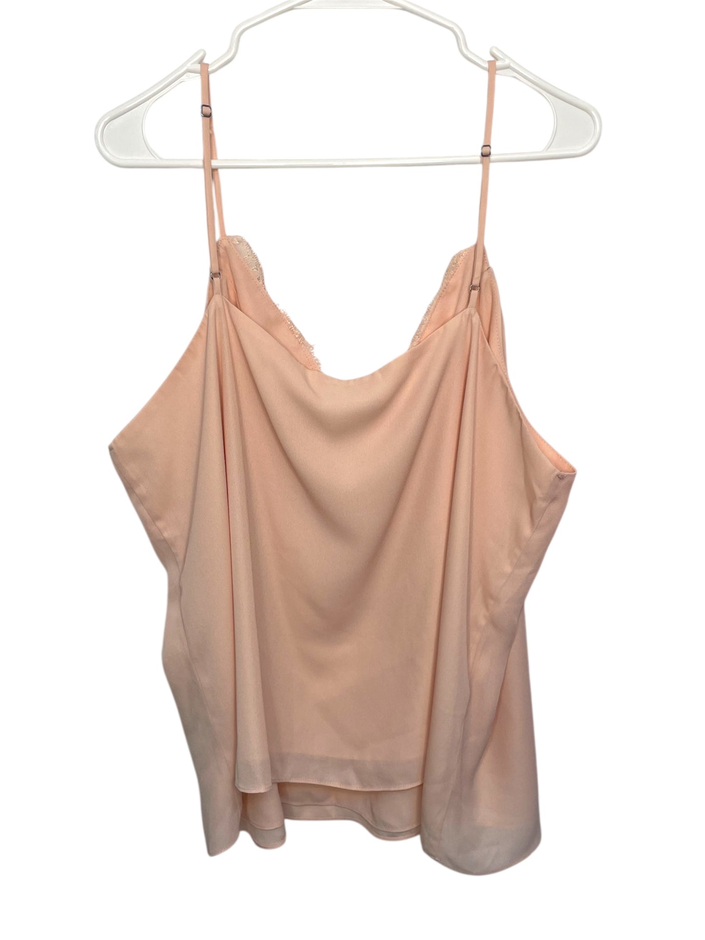 Melrose and Market Blush Lace Cami {2XL}