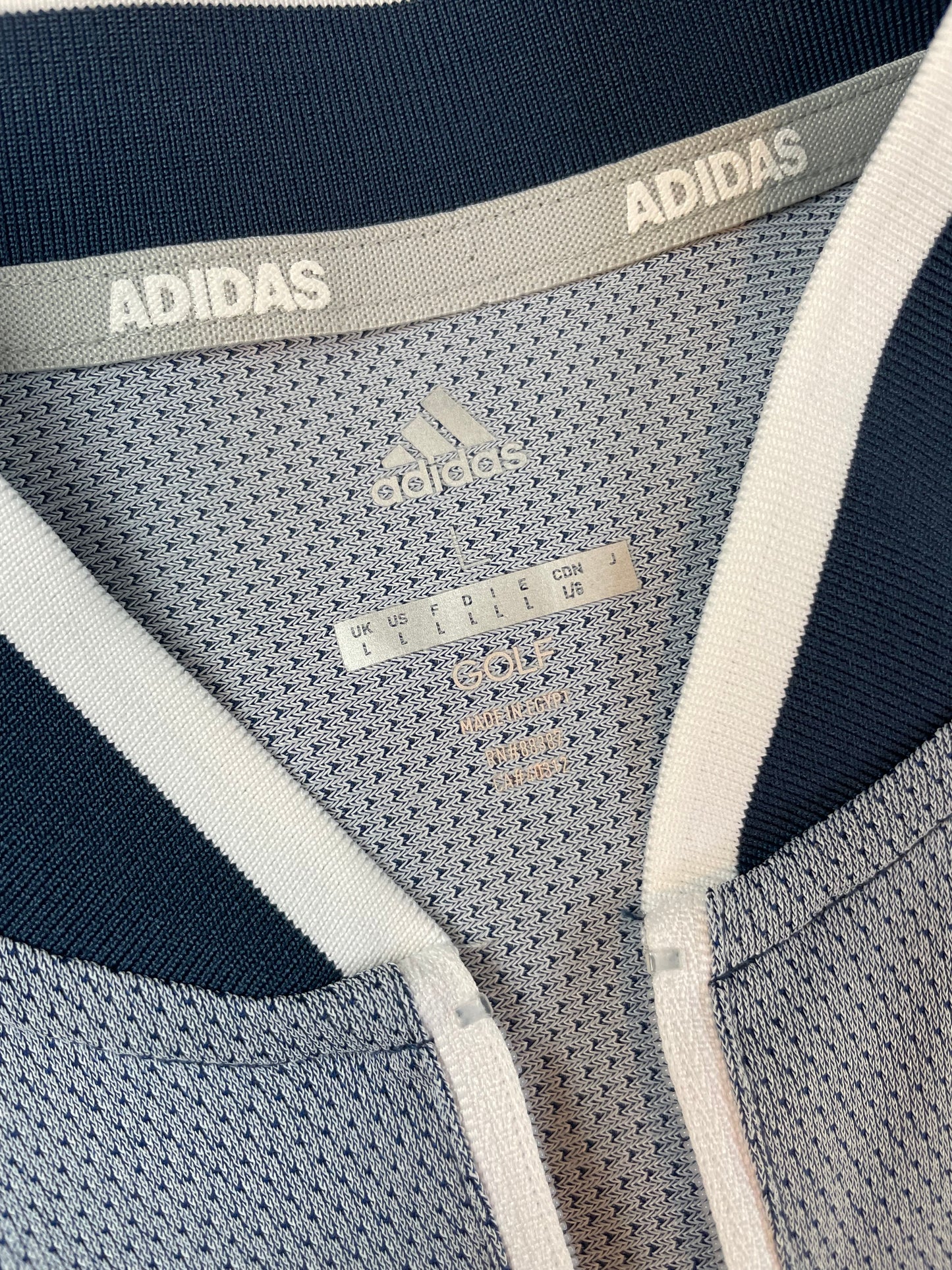 Adidas 1/4 Zip Golf Tank {L}
