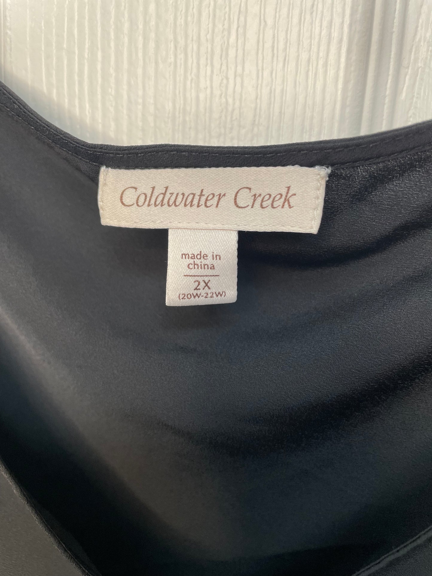Coldwater Creek | Black Silk Camisole {2XL}