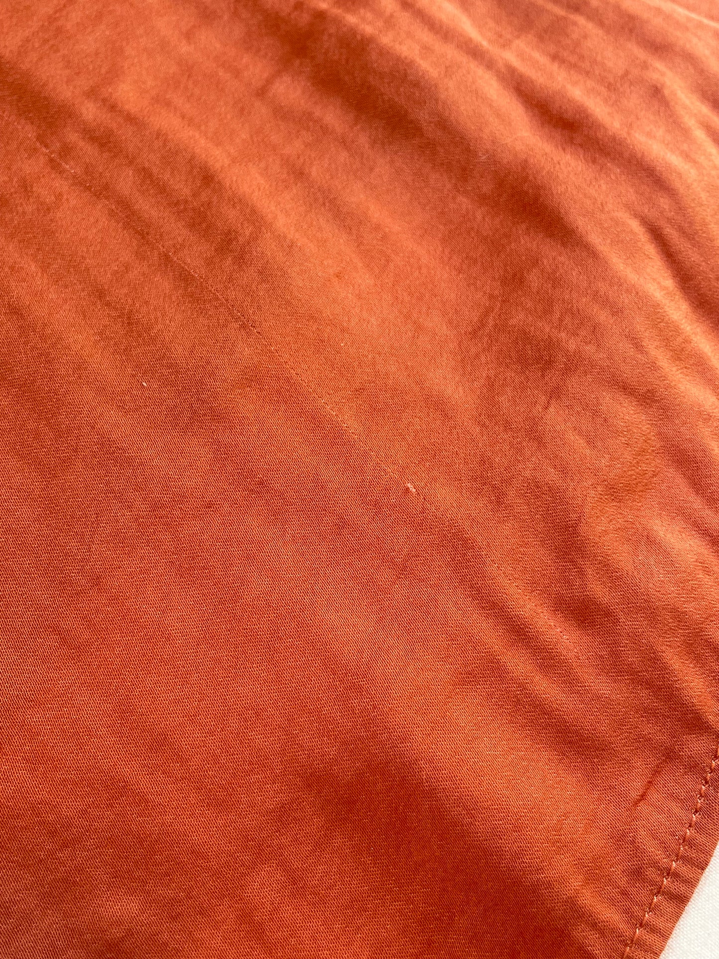 Cynthia Rowley Orange Flutter Sleeve Tee {XL}