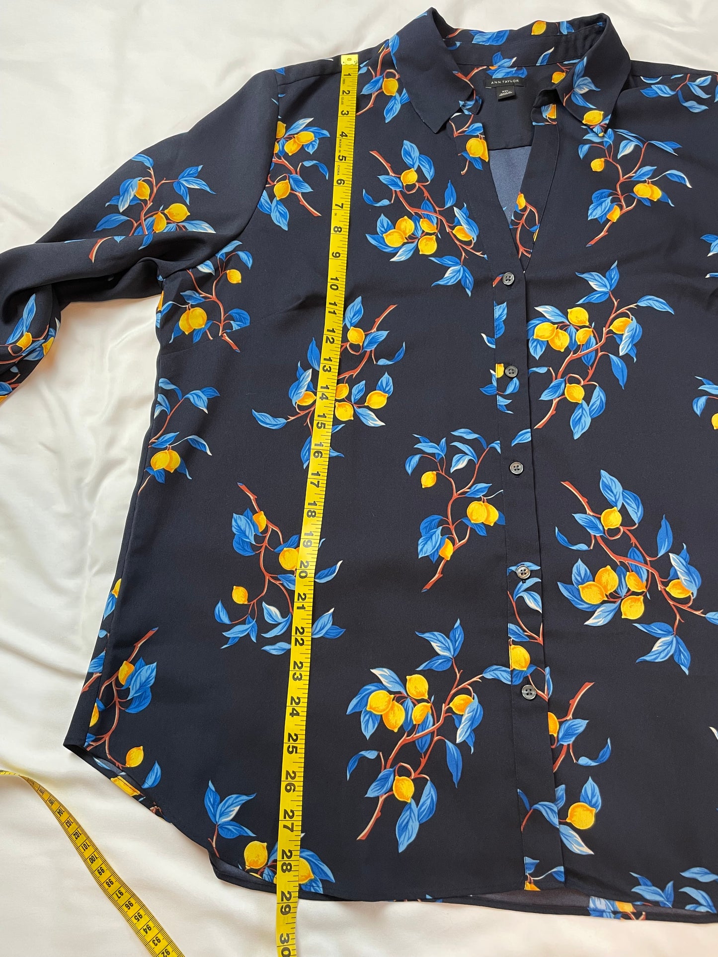 Ann Taylor Lemon Branch Essential Shirt {2XL}