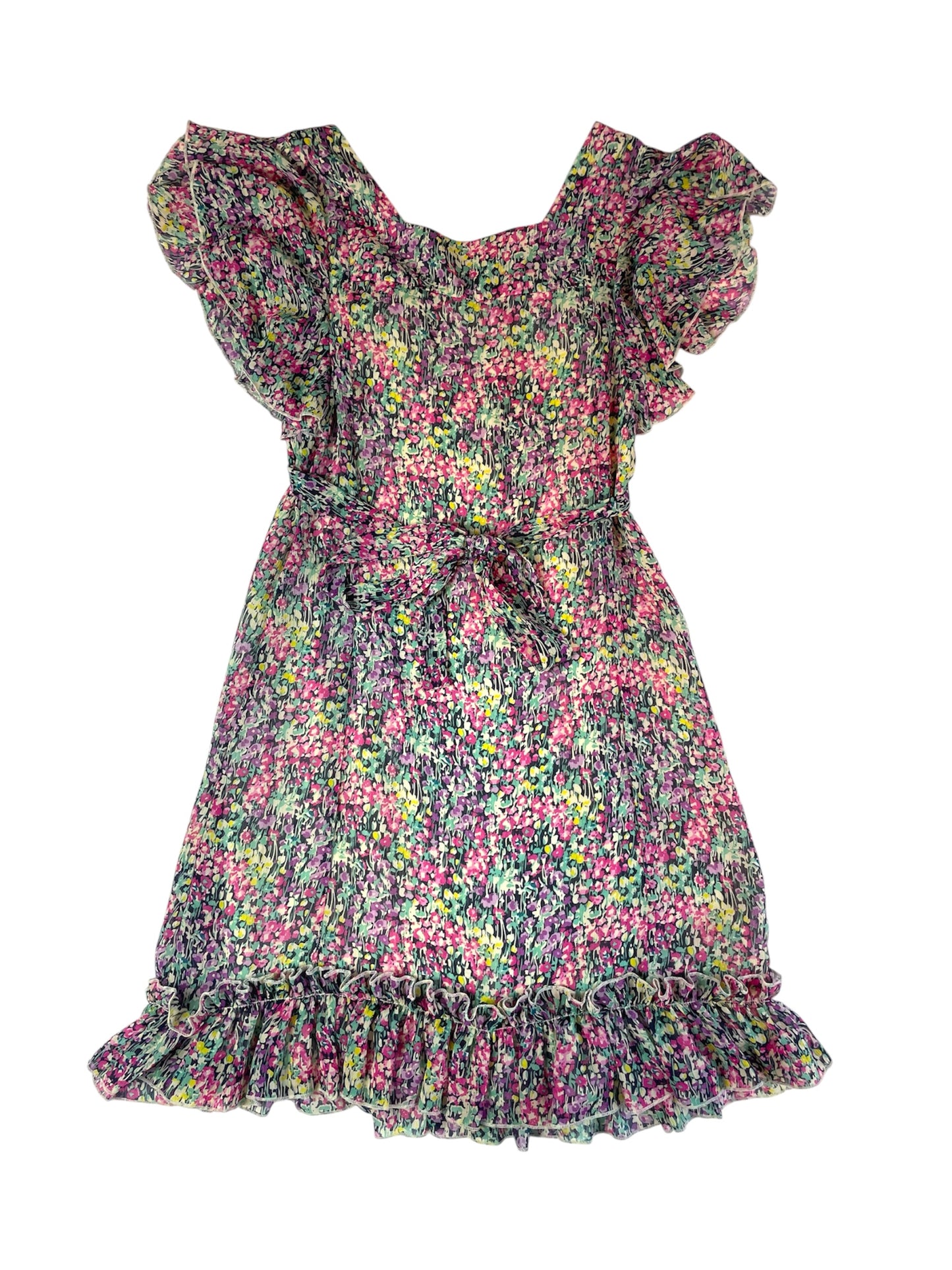 ROMY Floral Ruffle Dress {XS}
