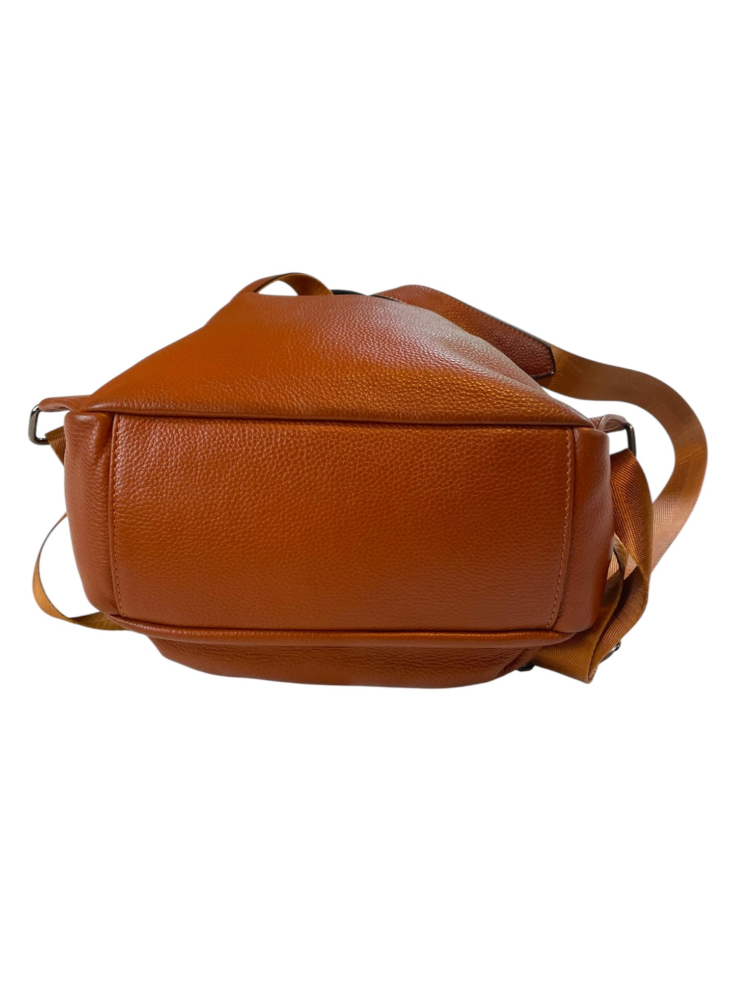 Cognac Leather 2-Way Backpack