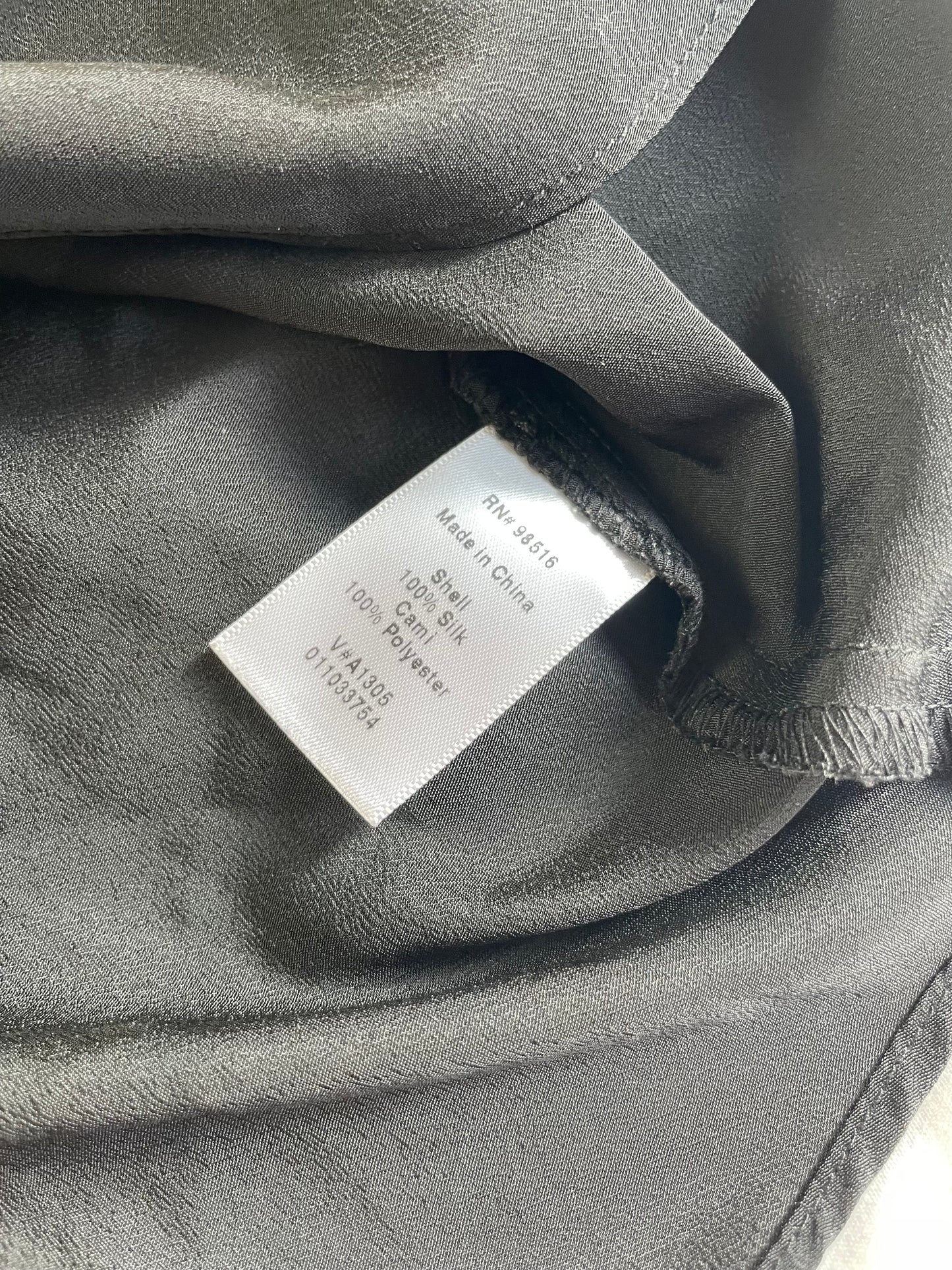 Coldwater Creek | Black Silk Camisole {2XL}