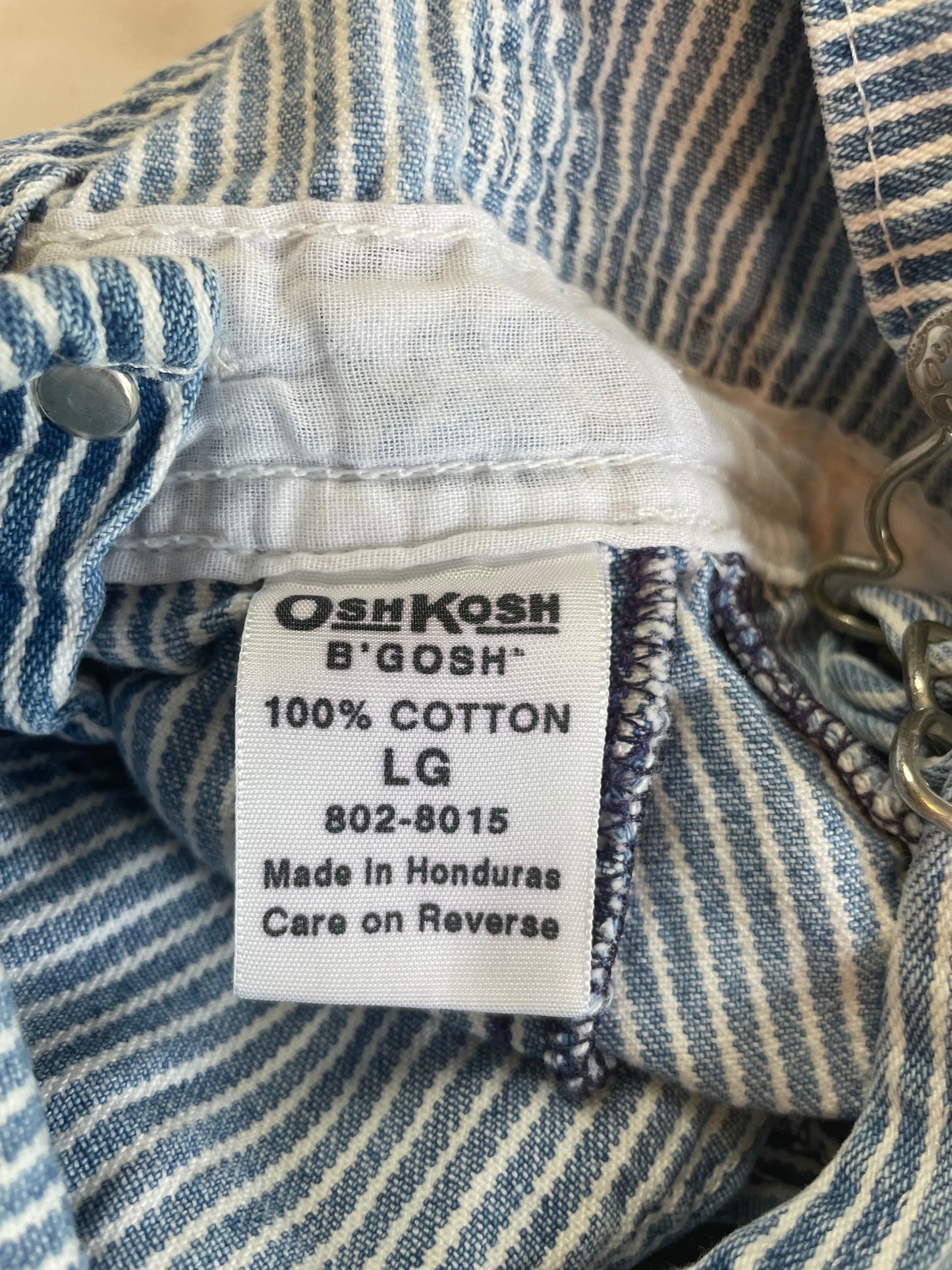 Vintage Oshkosh Railroad Overalls {L: 6-9mo}