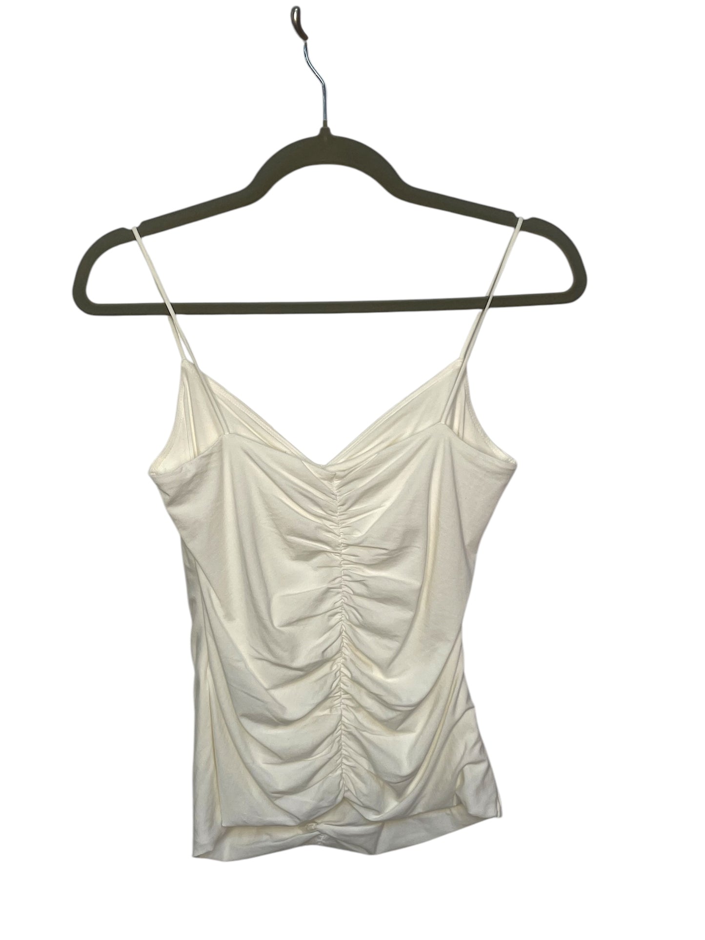 NWT Banana Republic Ruched White Tank {S}
