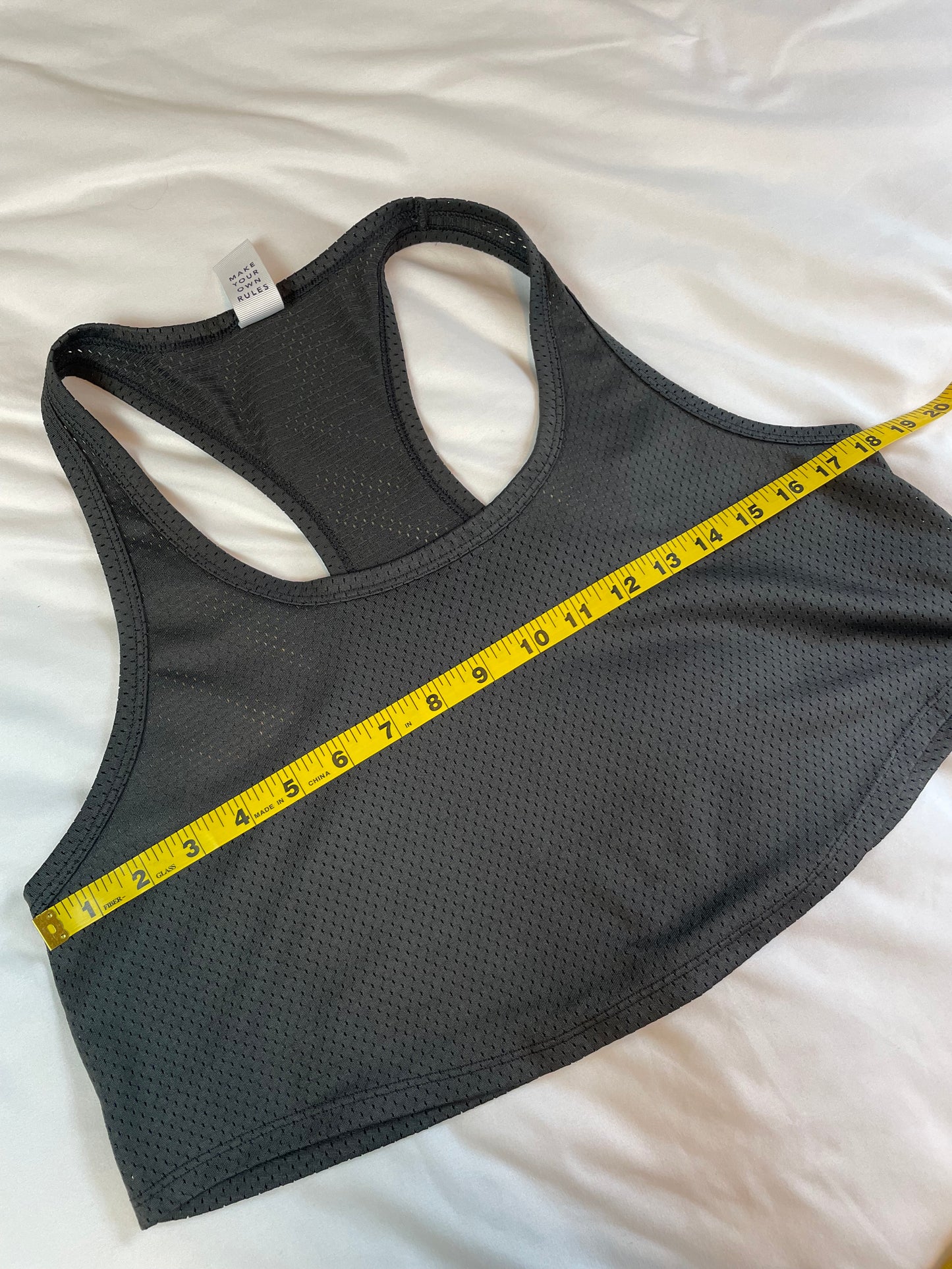 Offline by Aerie Cropped Mesh Racerback Tank {M}