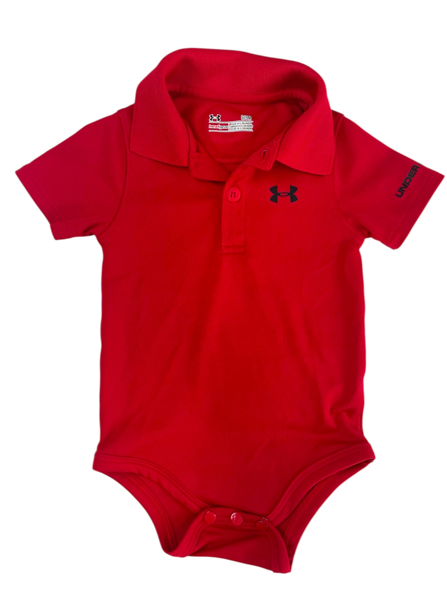 Under Armour Red Onesie {Size 6-9mo}