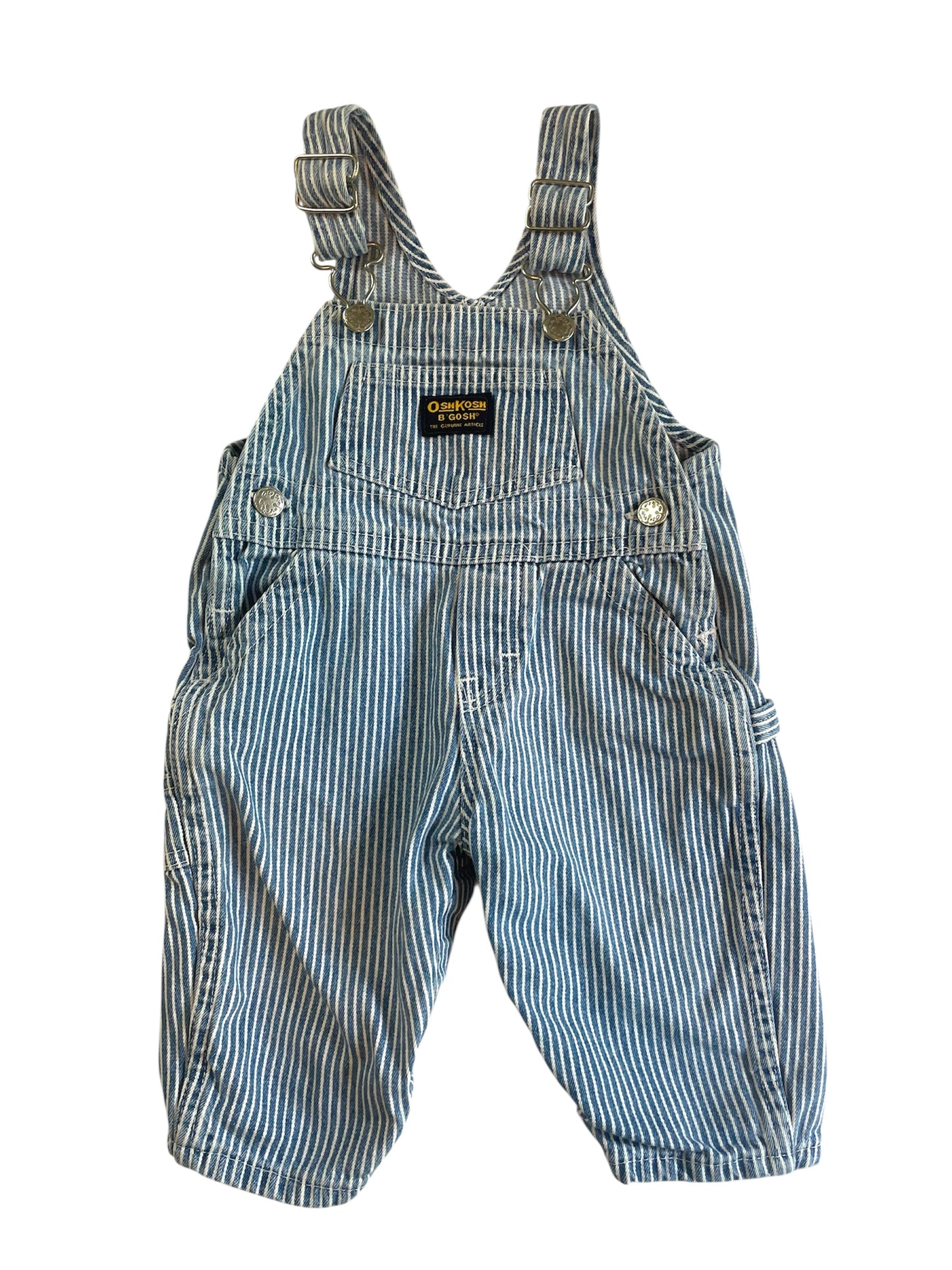 Vintage Oshkosh Railroad Overalls {L: 6-9mo}