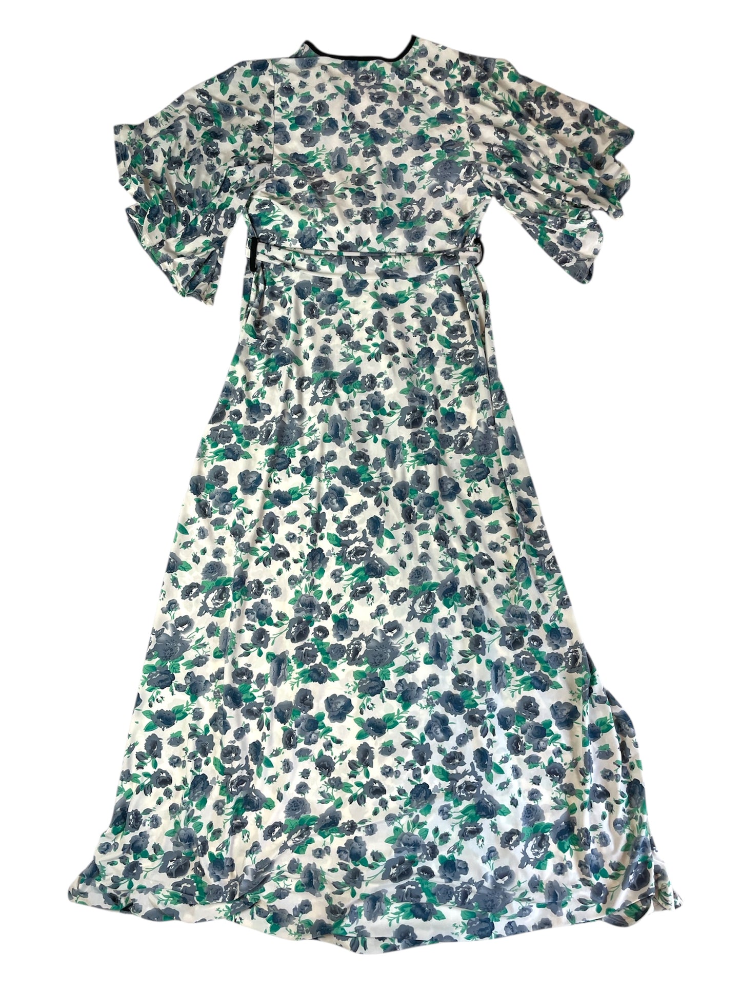 Go Couture | Floral Faux Wrap Maxi Dress {XL}