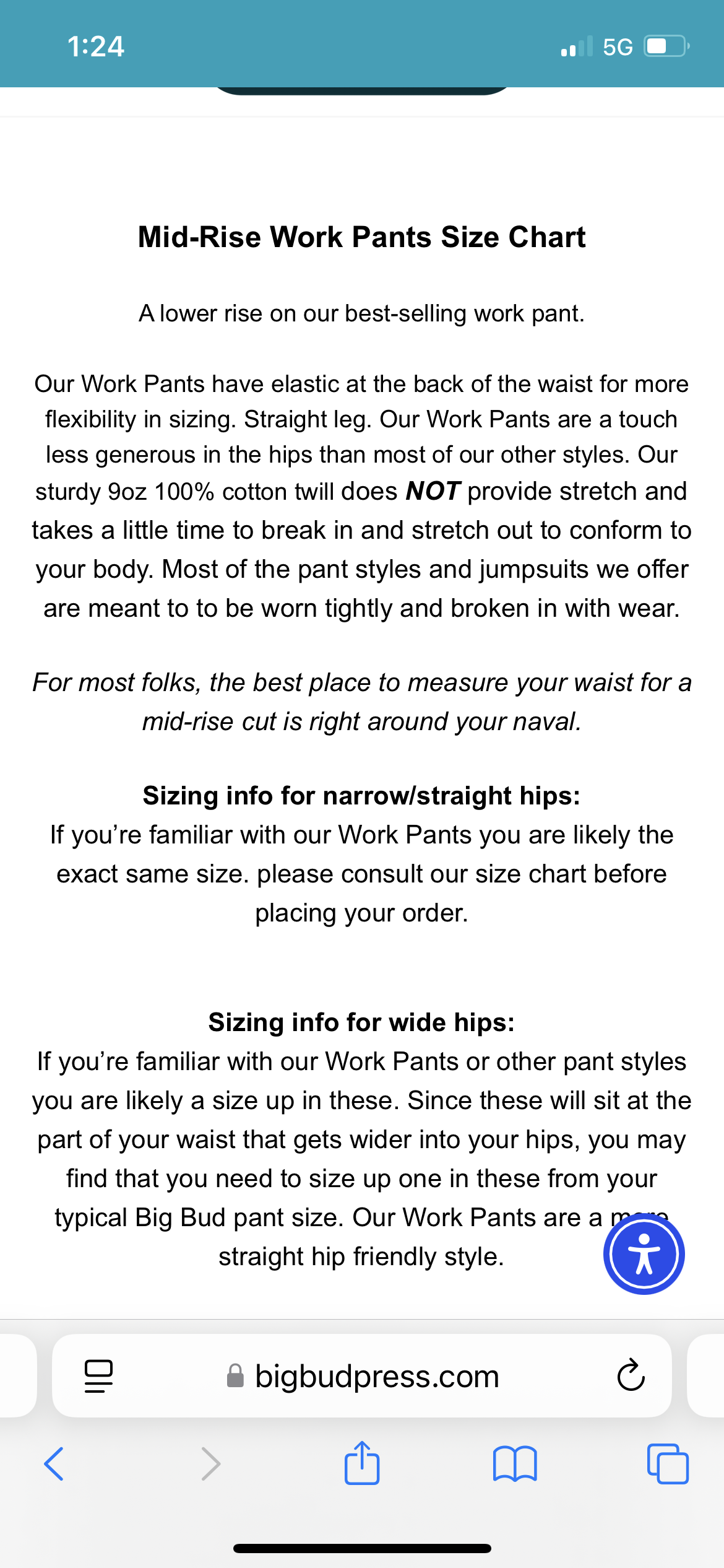 Big Bud Press- Black Magic Waters Work Pants {XS}