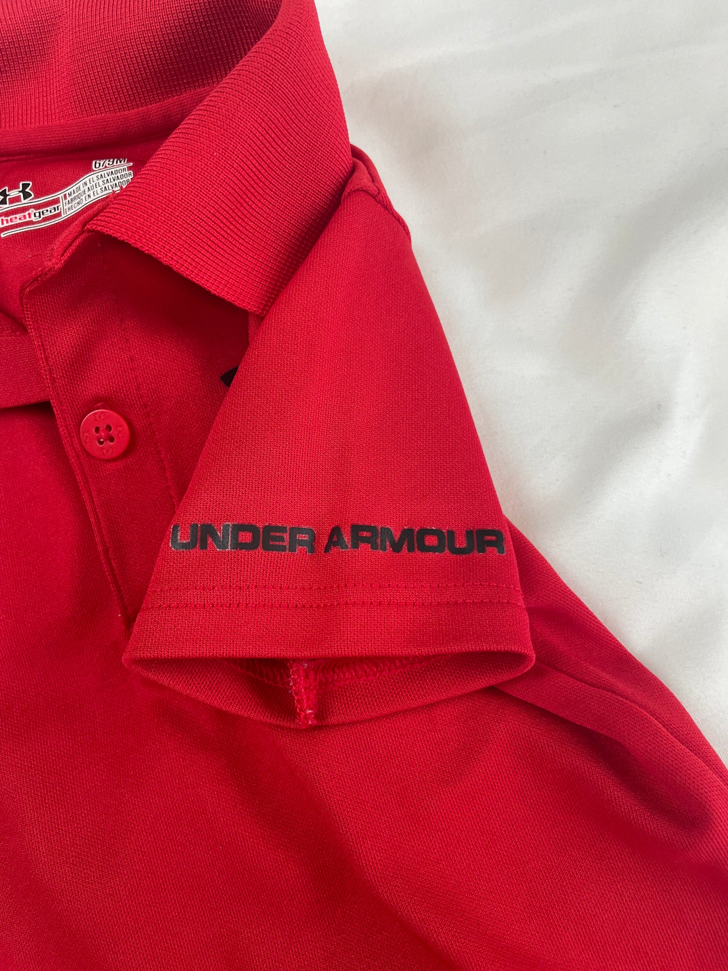 Under Armour Red Onesie {Size 6-9mo}