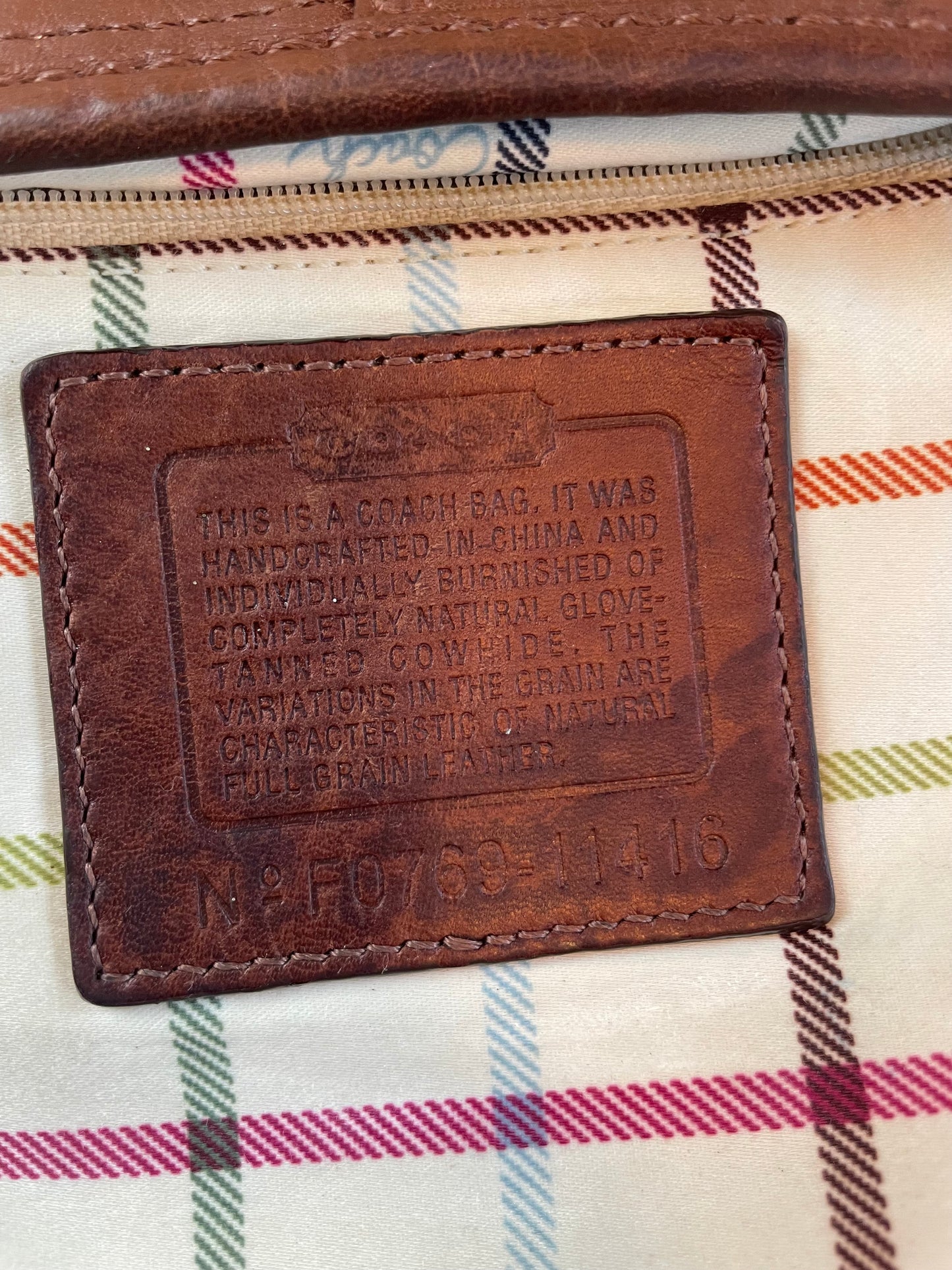 COACH (Almost) Vintage Bleecker Hobo Shoulder Bag