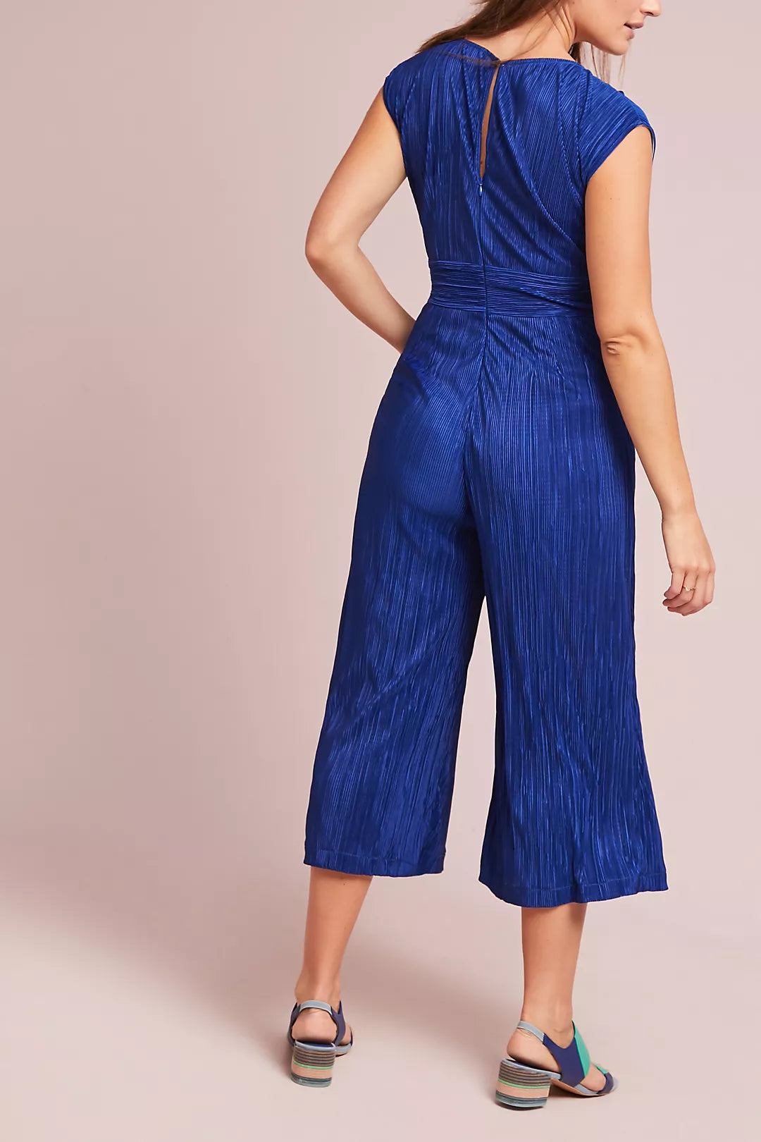 Anthropologie | MAUVE | Blue Sonata Jumpsuit {Size 4}