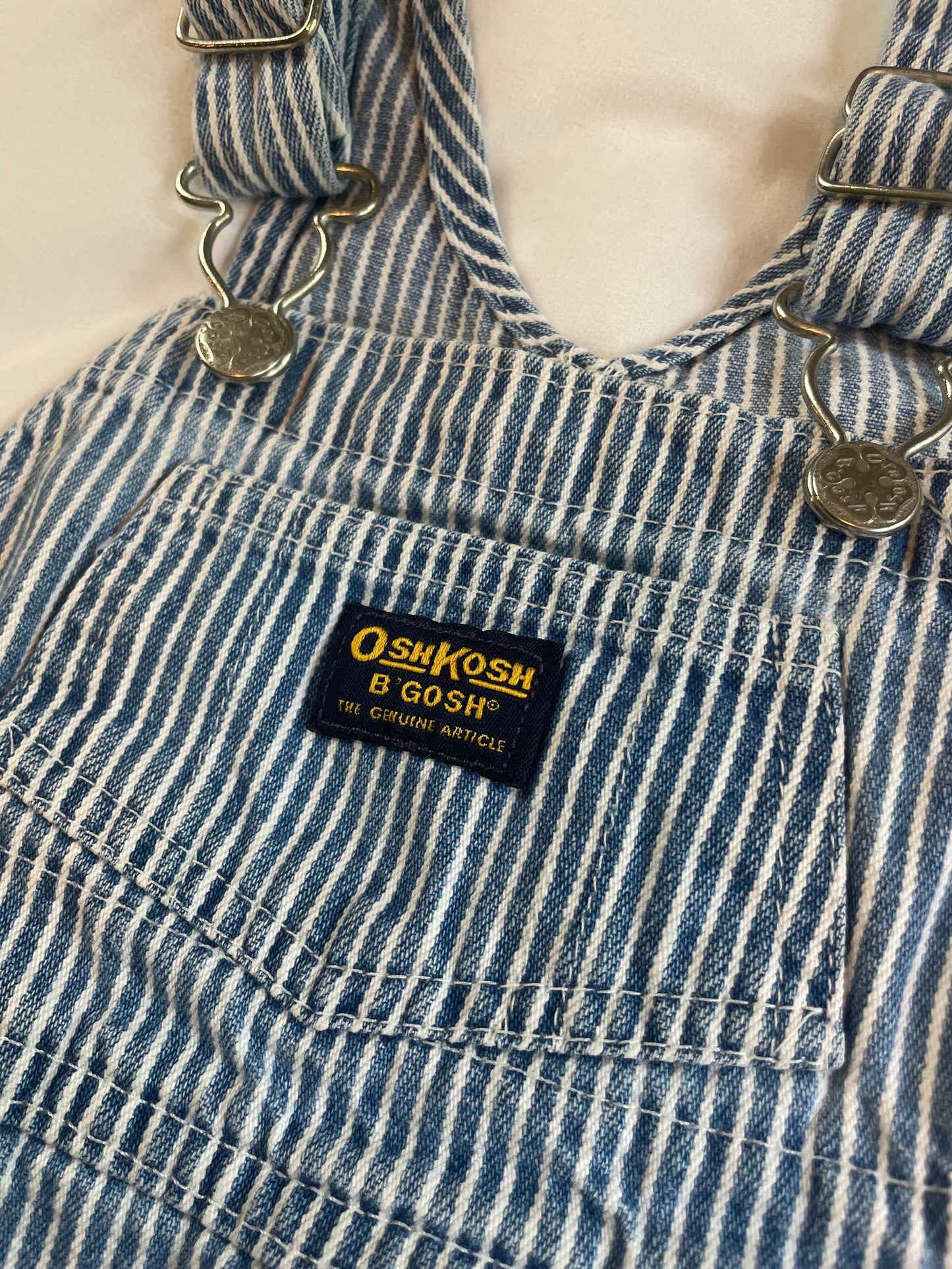 Vintage Oshkosh Railroad Overalls {L: 6-9mo}