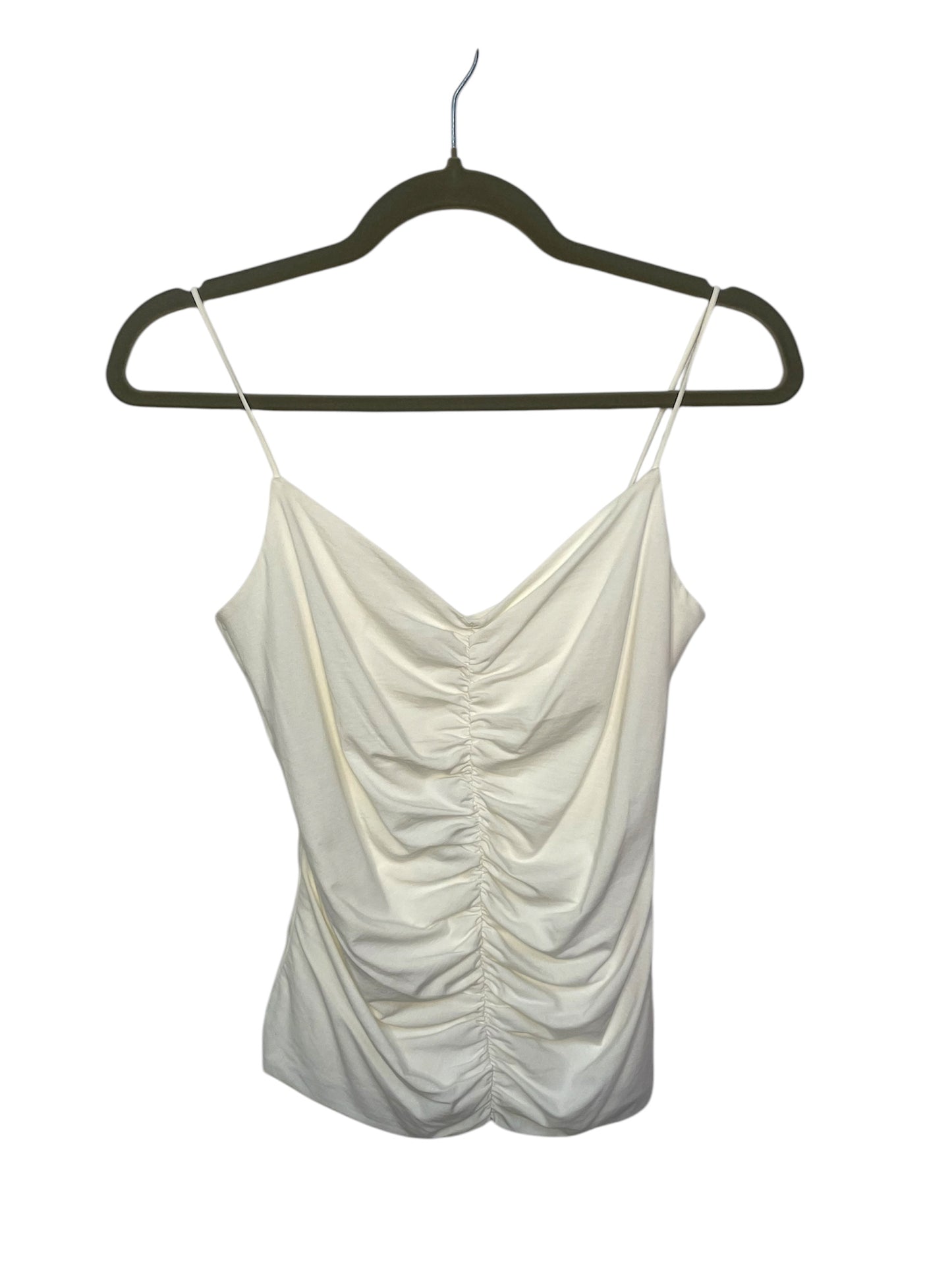 NWT Banana Republic Ruched White Tank {S}