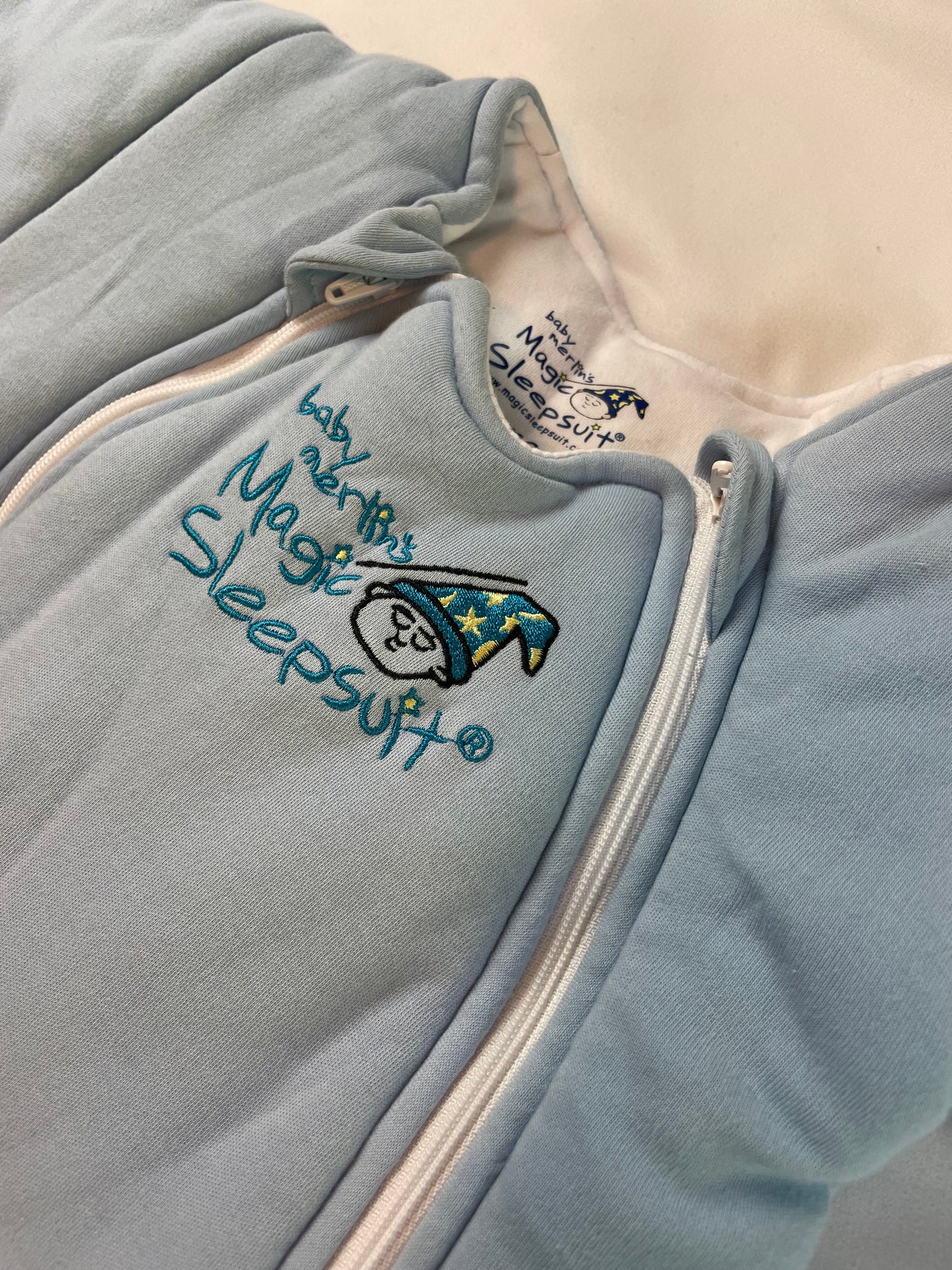 Merlin’s Magic Sleepsuit | BLUE {Large: 6-9mo)
