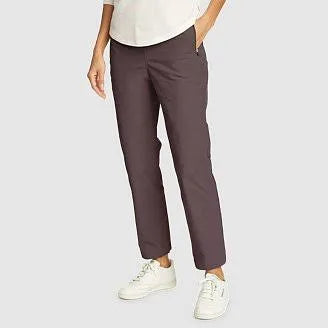 NWT | Eddie Bauer Aubergine Voyager Pull-On Pants {Size 10}