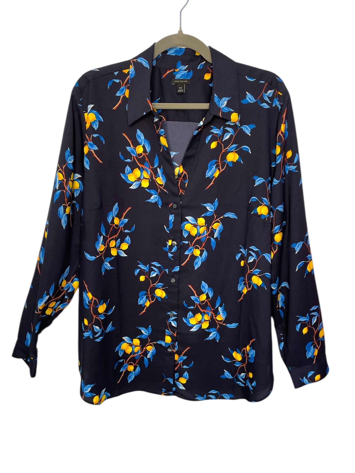 Ann Taylor Lemon Branch Essential Shirt {2XL}