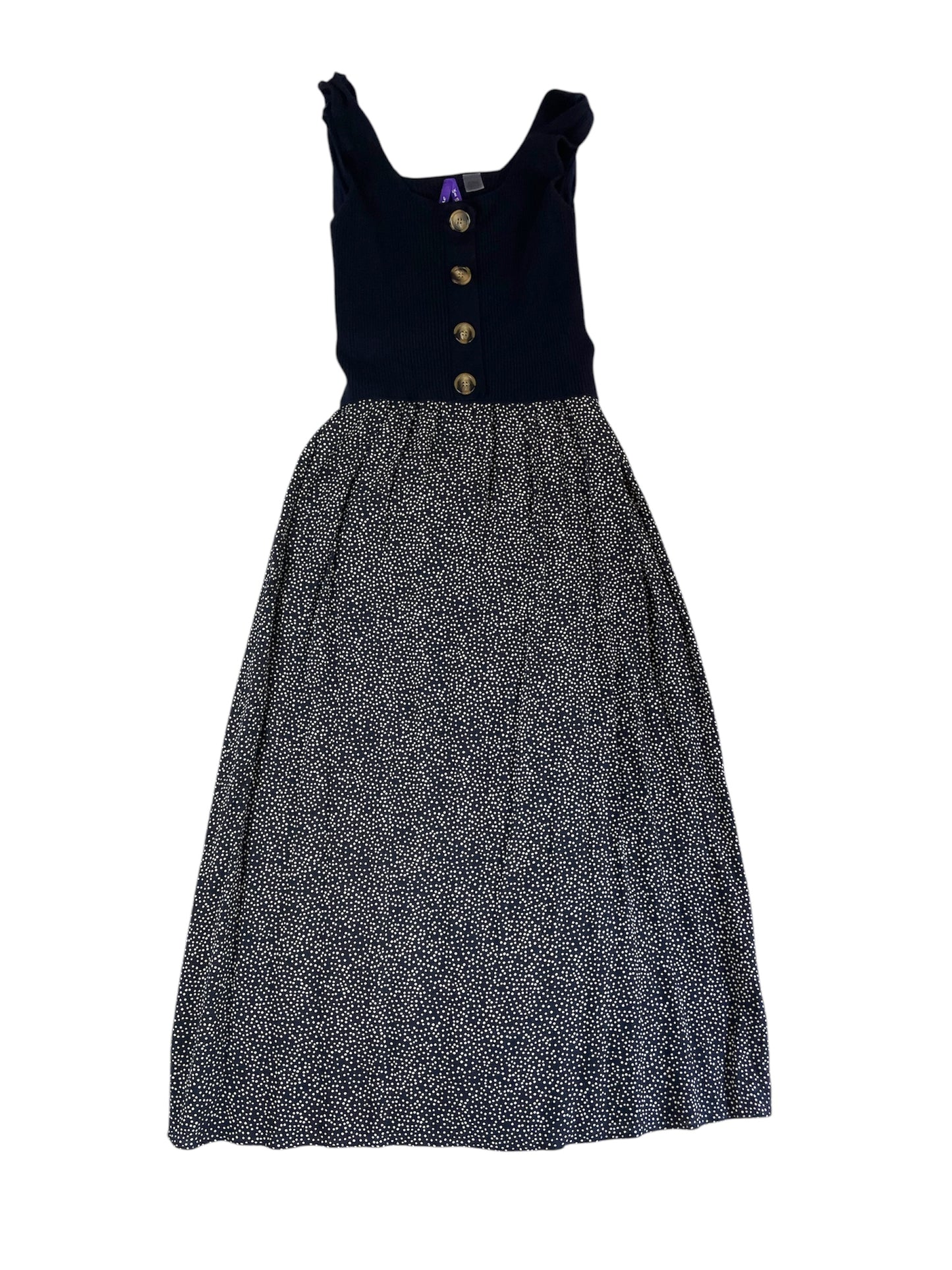 Seraphine Abstract Navy and White Maternity to Nursing Dress {Size 4}