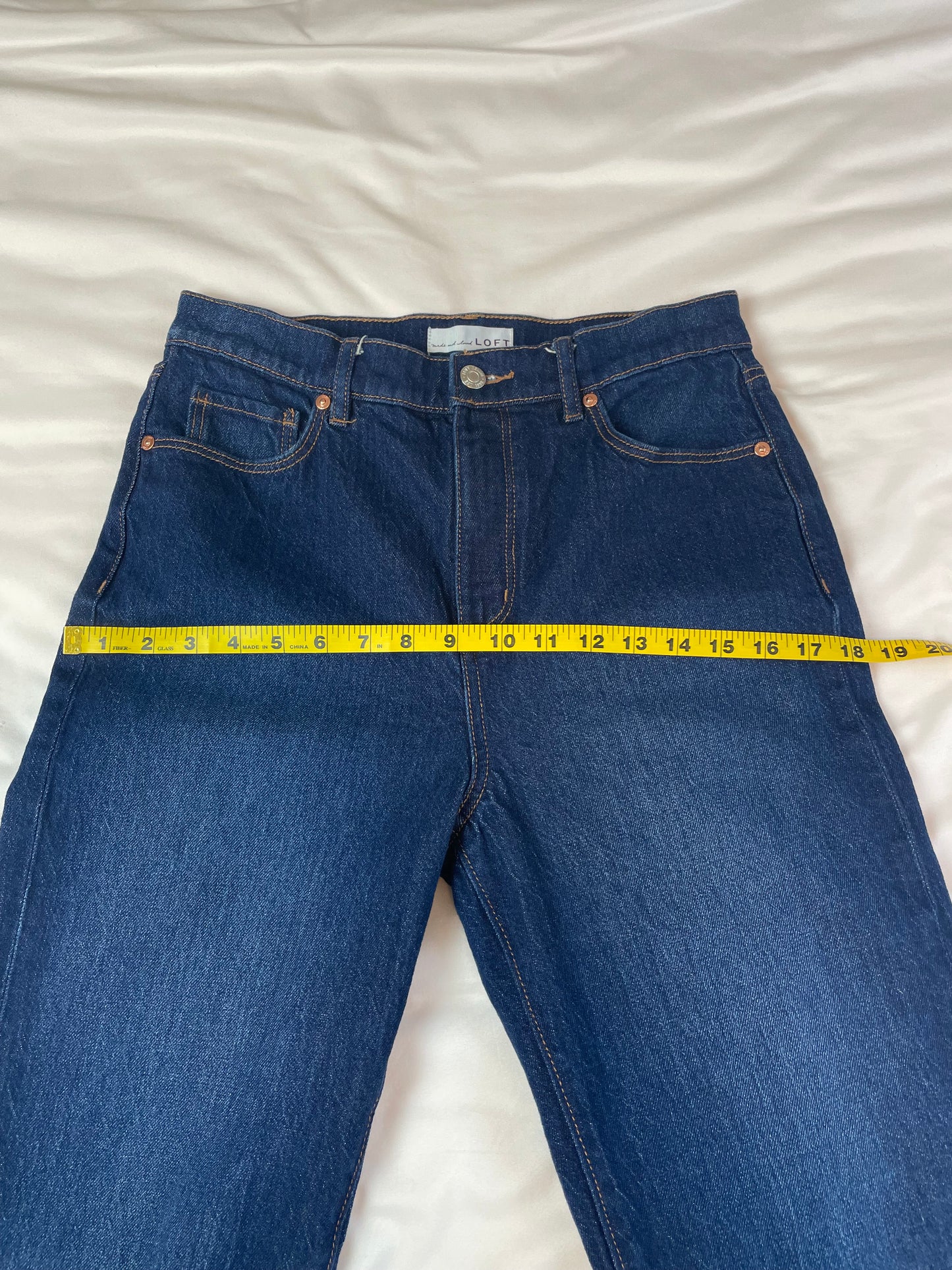 Loft “The Straight” Dark Wash Denim {Size 27}