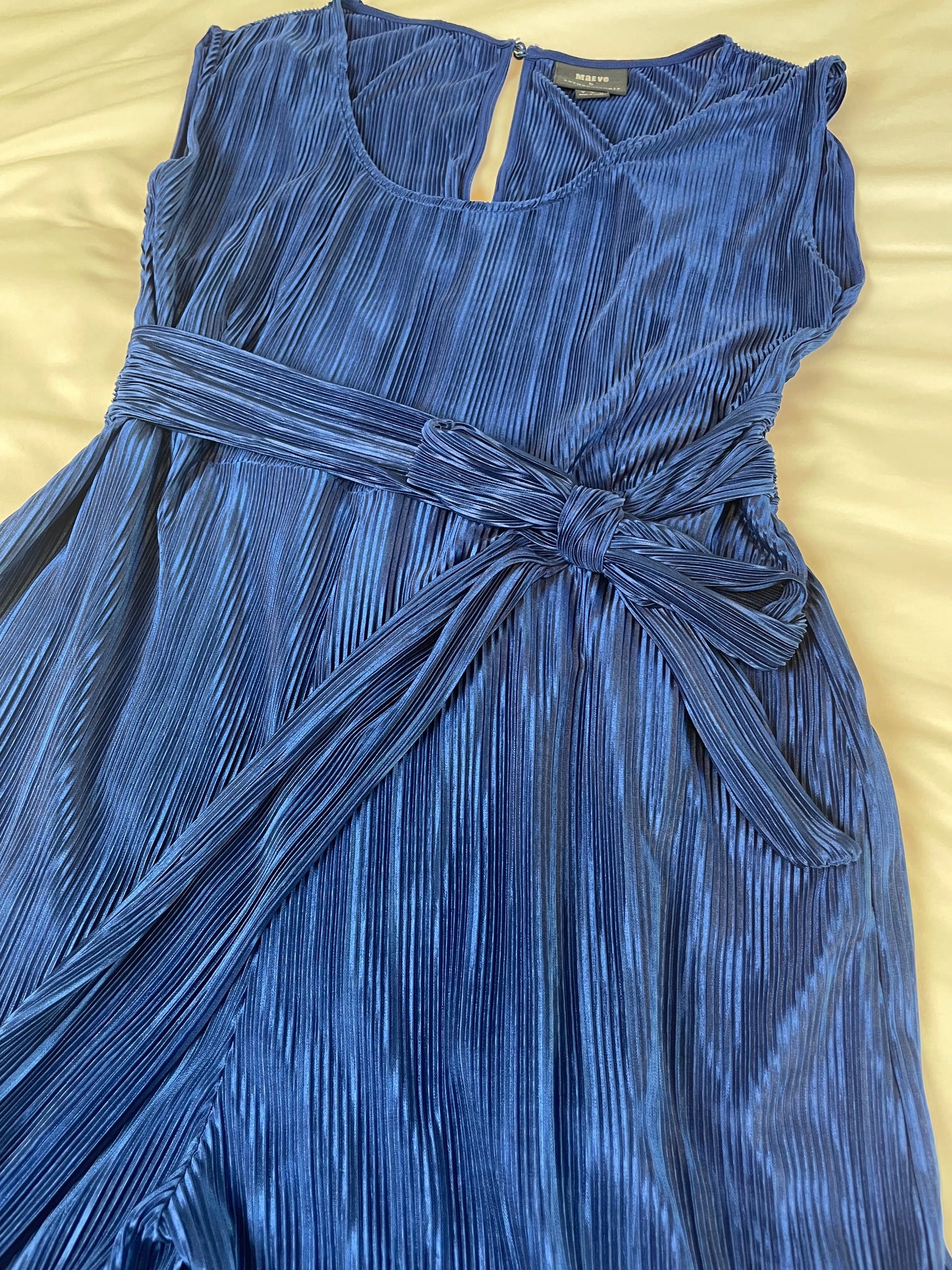 Anthropologie | MAUVE | Blue Sonata Jumpsuit {Size 4}