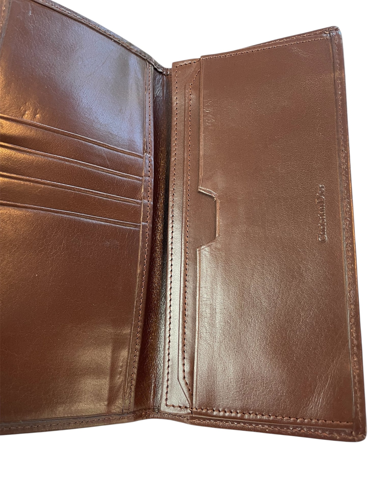 Christian Dior | Authentic Brown Leather Bifold Wallet