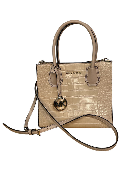 Michael Kors Mercer Medium Crocodile-Embossed 2-way Bag