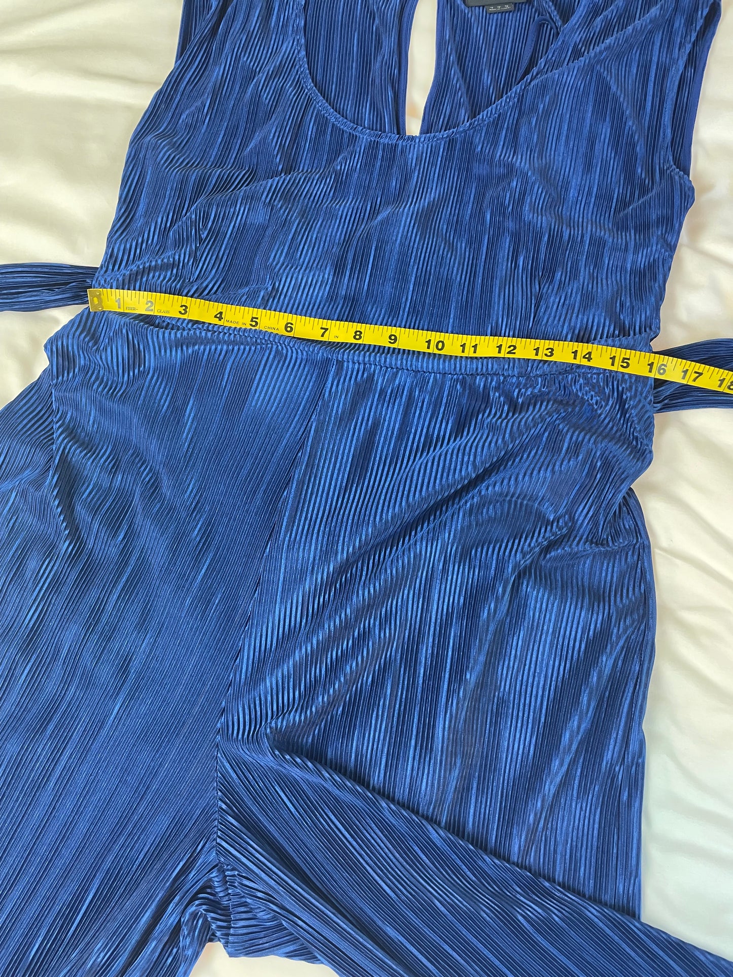 Anthropologie | MAUVE | Blue Sonata Jumpsuit {Size 4}