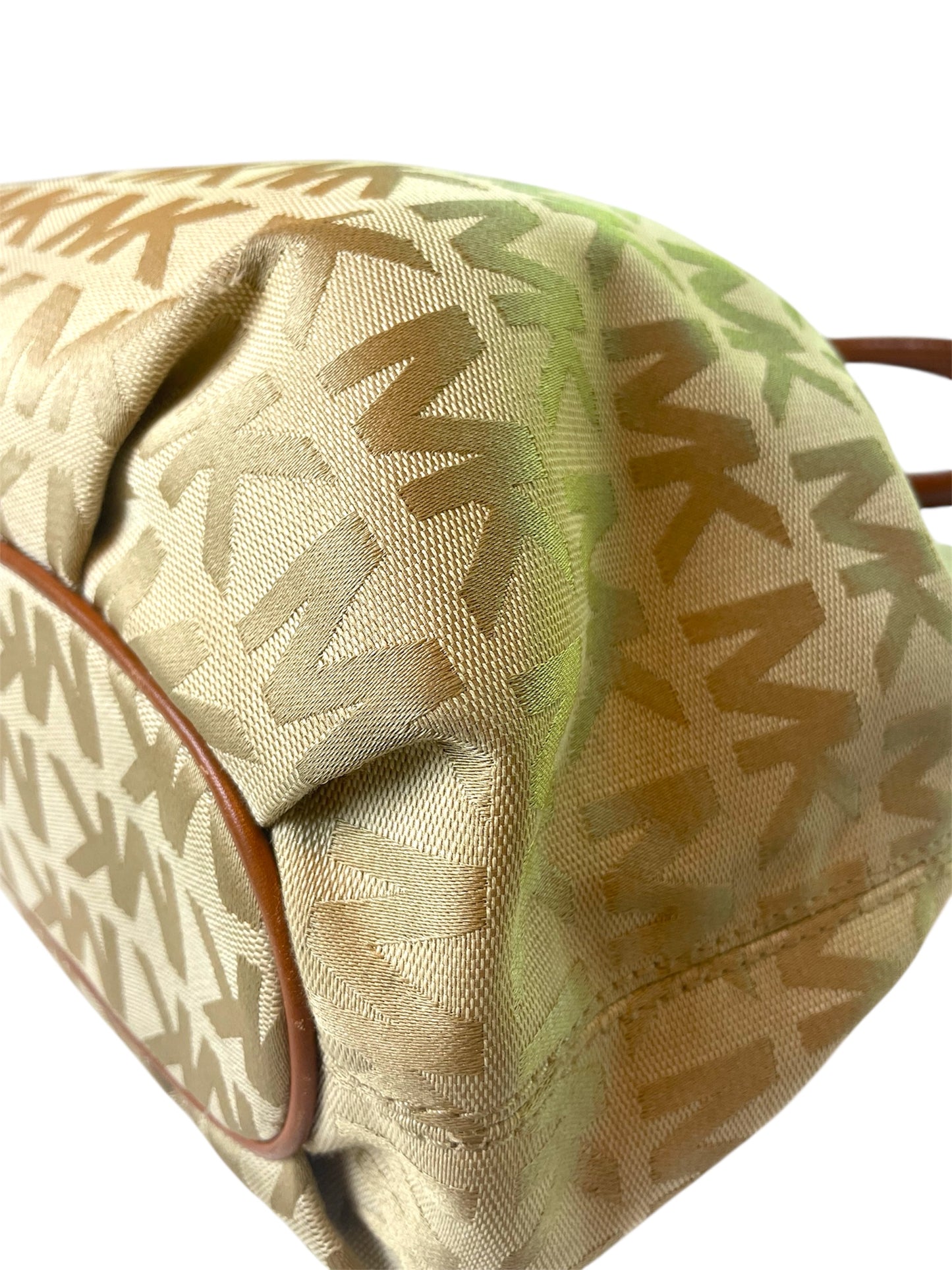 Michael Kors Signature Jacquard East West Shoulder Bag
