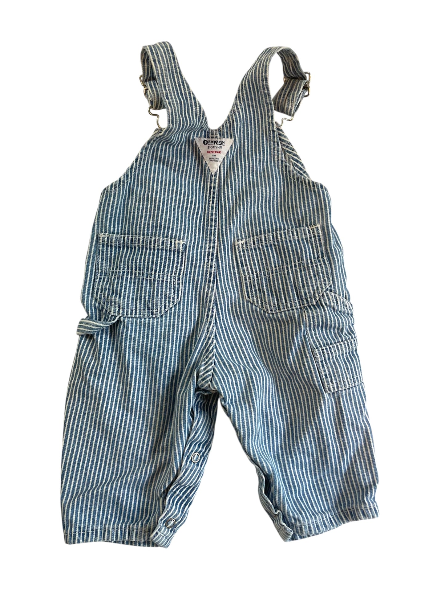 Vintage Oshkosh Railroad Overalls {L: 6-9mo}