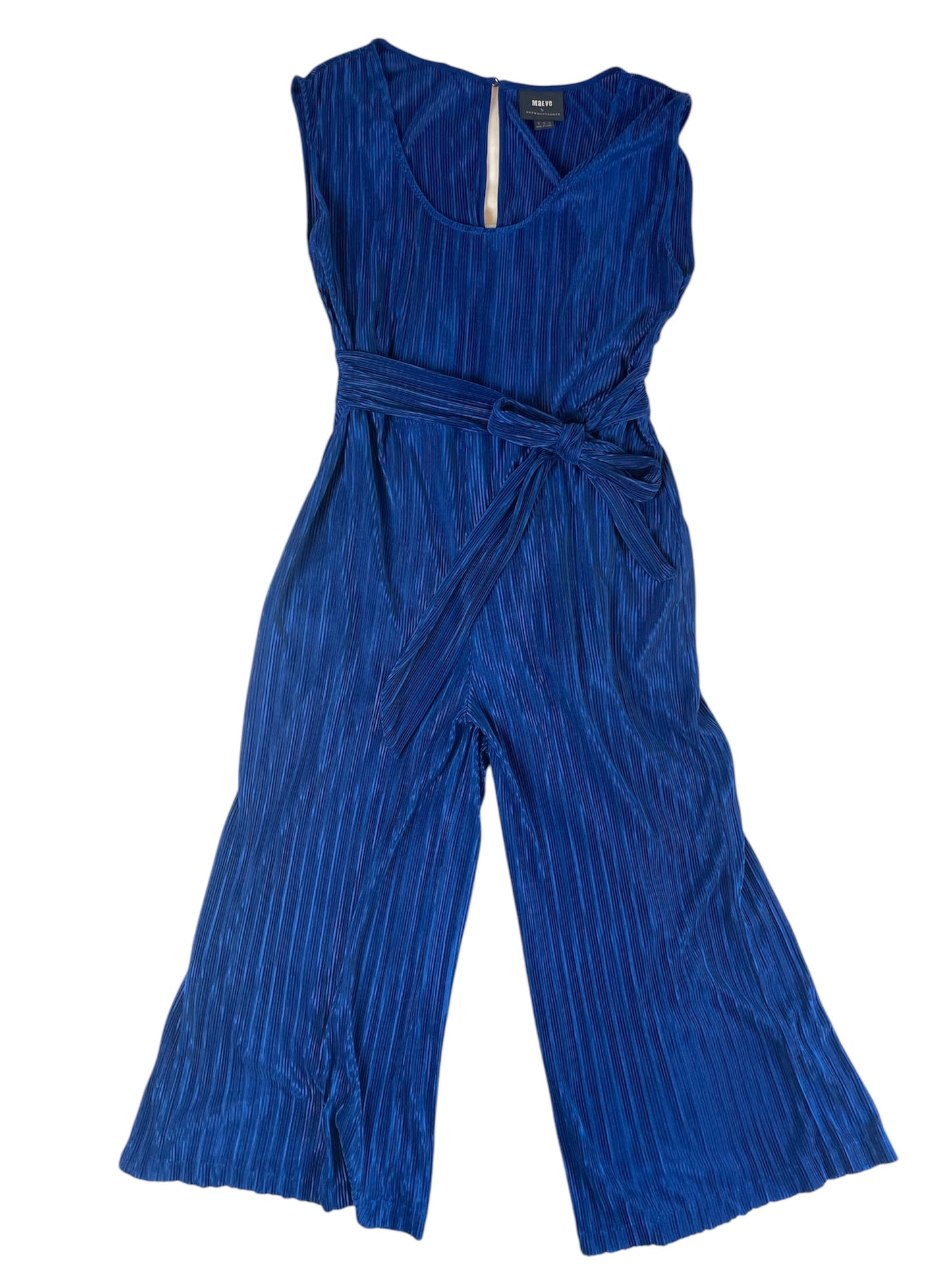Anthropologie | MAUVE | Blue Sonata Jumpsuit {Size 4}