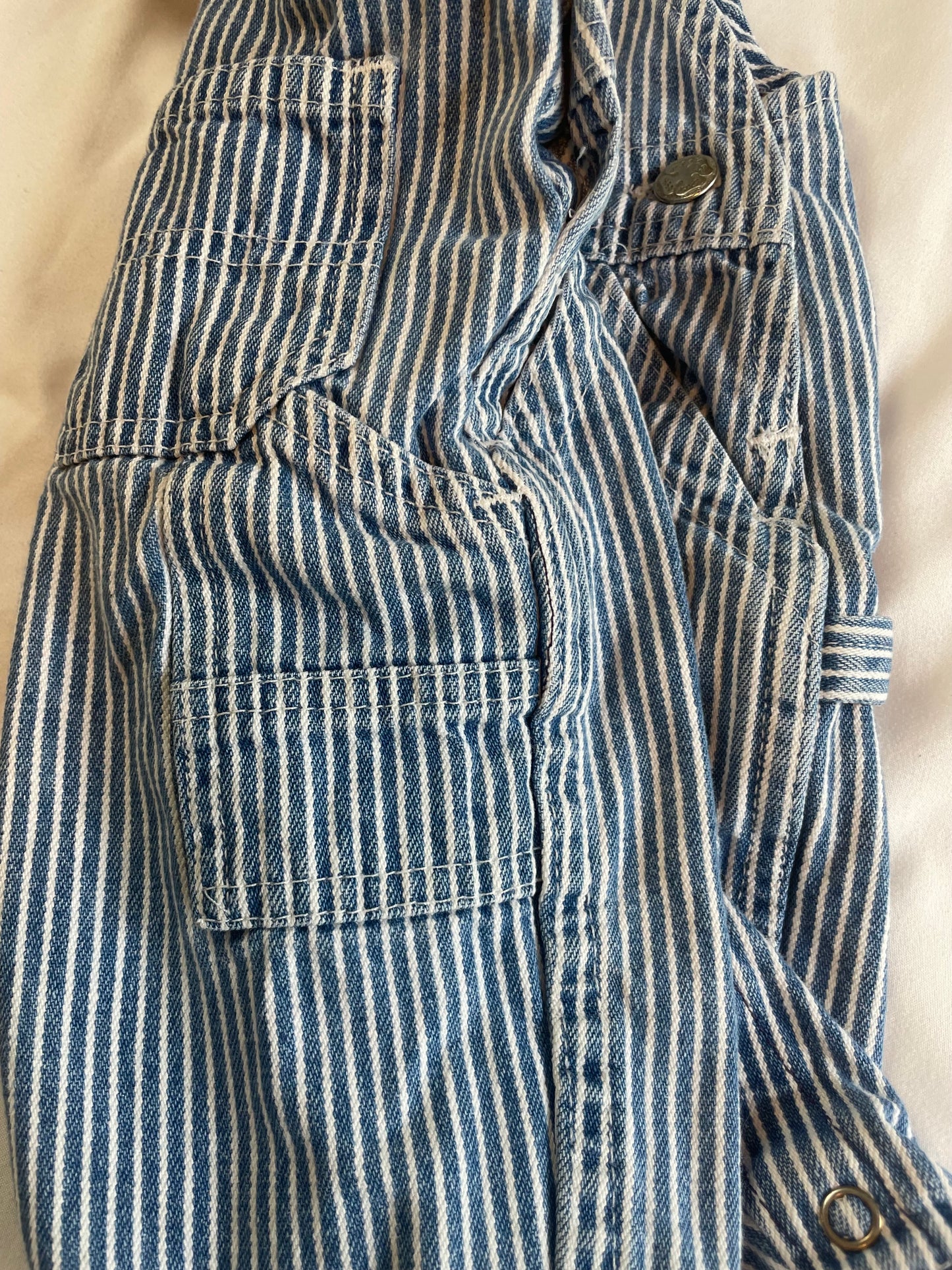 Vintage Oshkosh Railroad Overalls {L: 6-9mo}