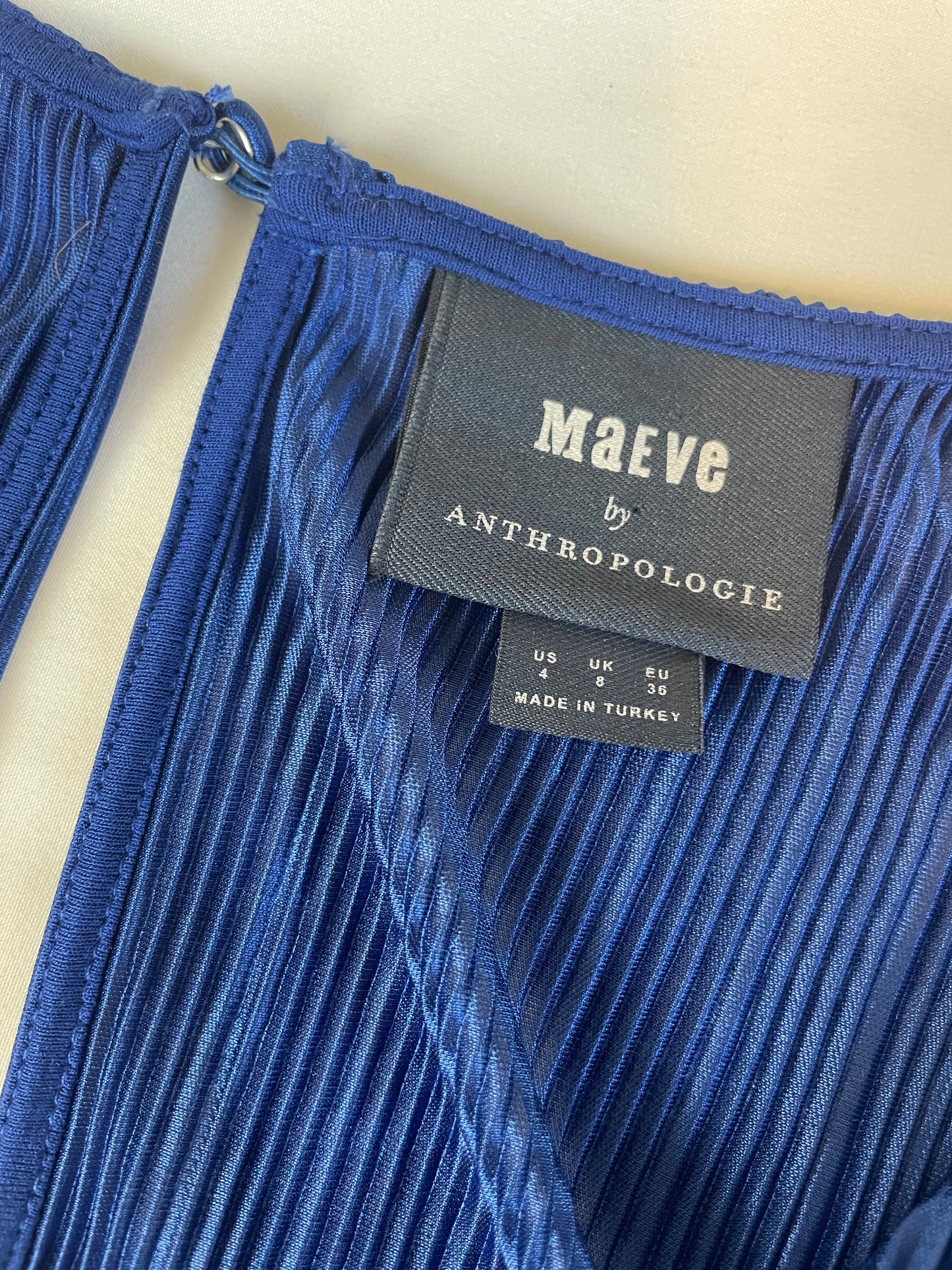 Anthropologie | MAUVE | Blue Sonata Jumpsuit {Size 4}