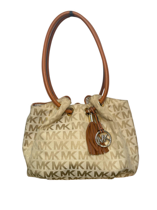 Michael Kors Signature Jacquard East West Shoulder Bag