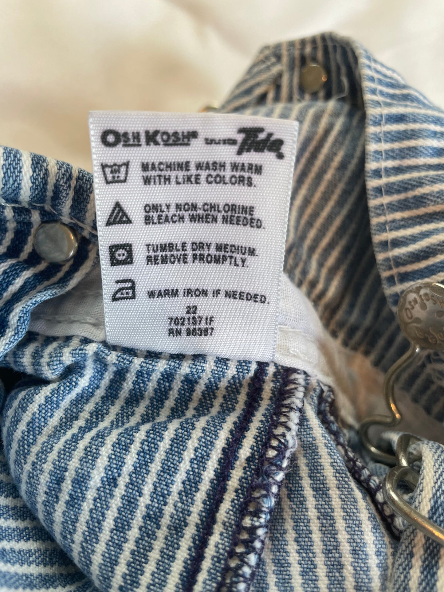 Vintage Oshkosh Railroad Overalls {L: 6-9mo}