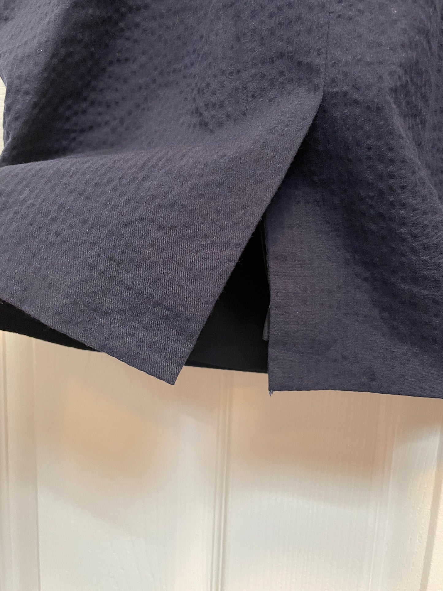 Banana Republic Chic Navy Strapless Peplum Dress {Size 4 Petite}