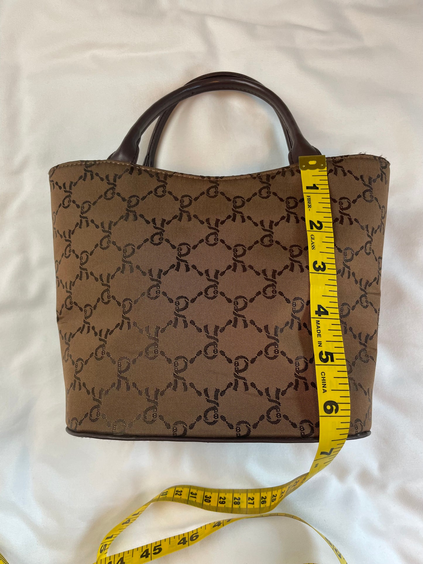 Roberta di Camerino Brown Logo Mini Tote