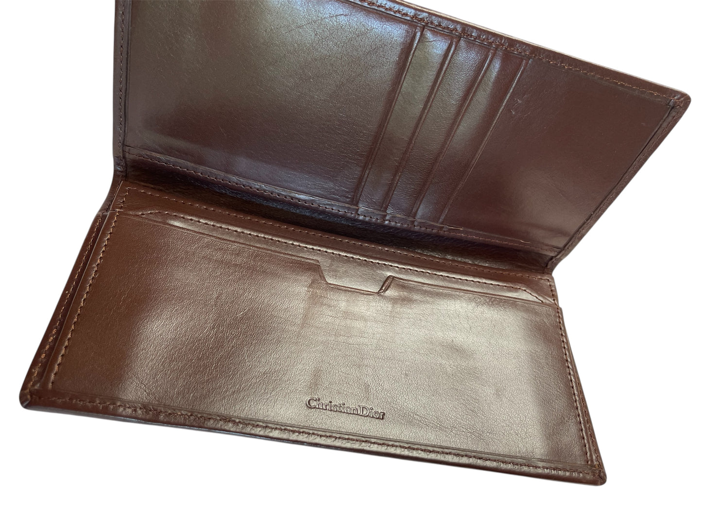 Christian Dior | Authentic Brown Leather Bifold Wallet