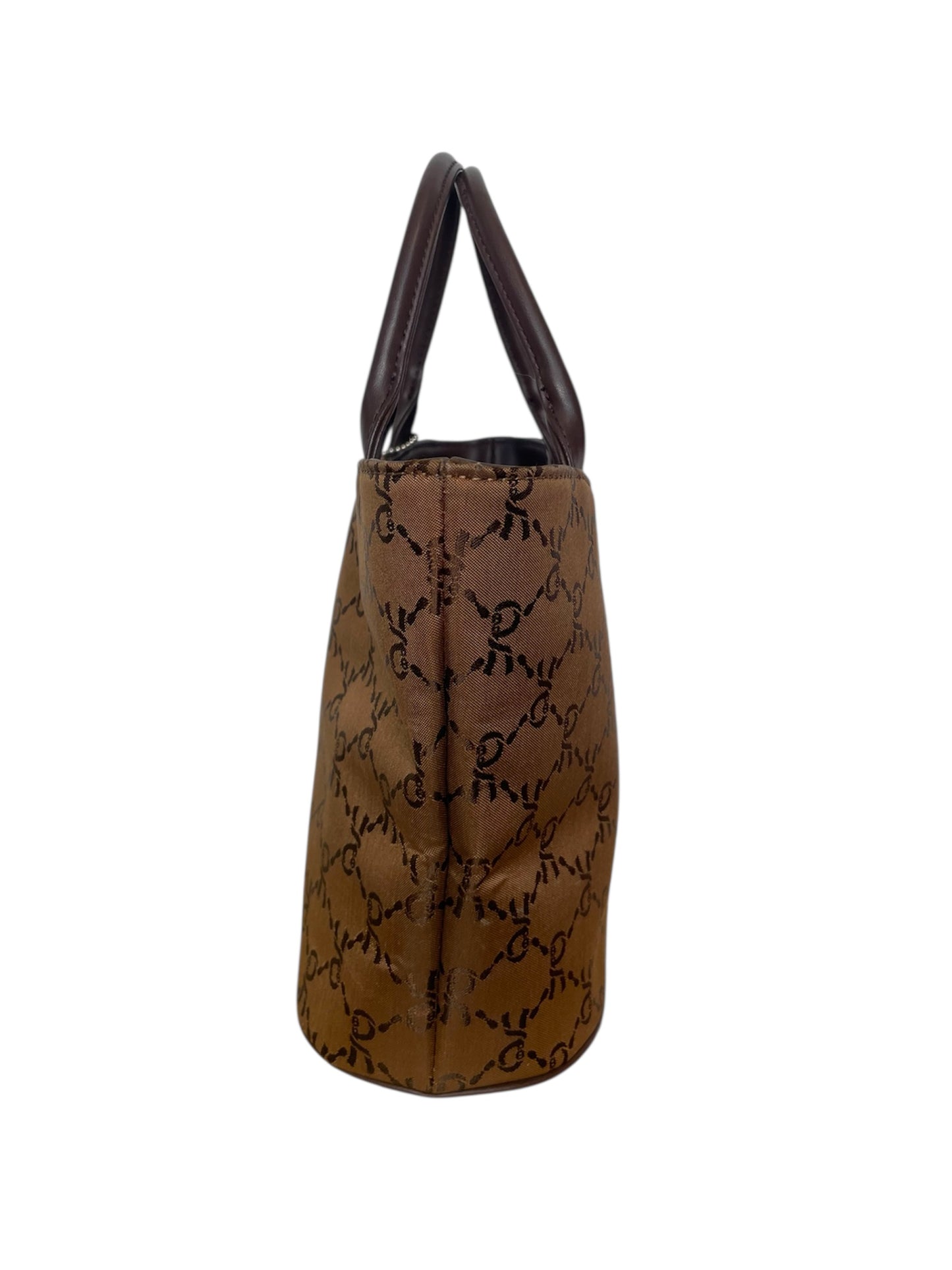 Roberta di Camerino Brown Logo Mini Tote