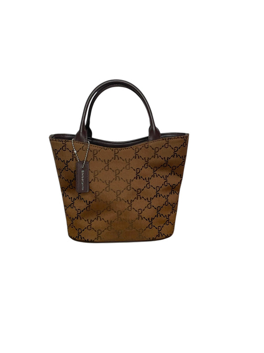 Roberta di Camerino Brown Logo Mini Tote