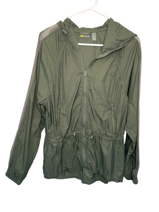 Zella Fresh Air Hooded Lightweight Nylon Jacket {S}
