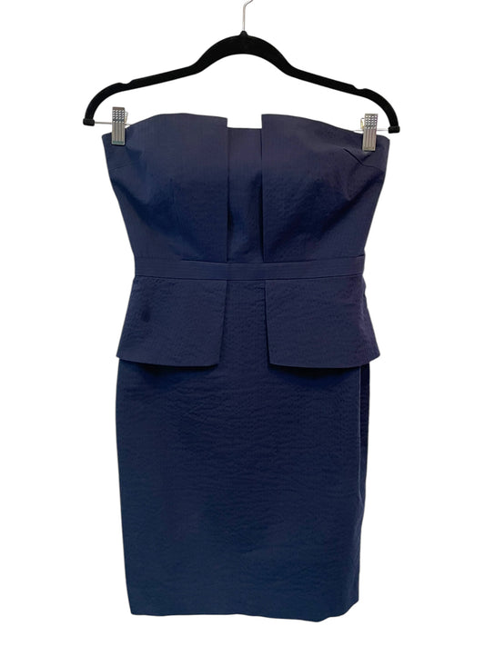 banana republic blue peplum dress Banana Republic Peplum Dress Women's 8 Royal Blue Sleeveless Sheath Knee Length