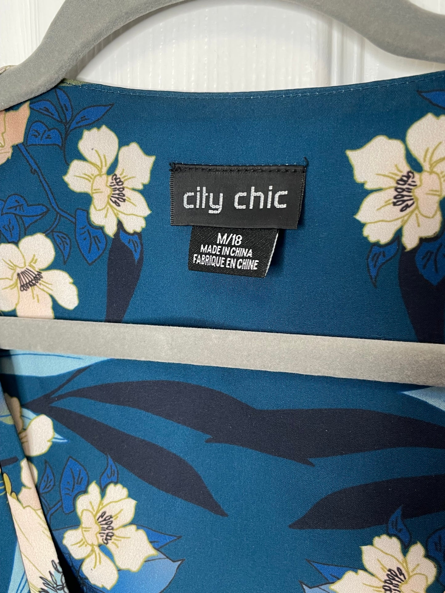 City Chic Women's Plus Size Emma Tunic Dress {Size 18}