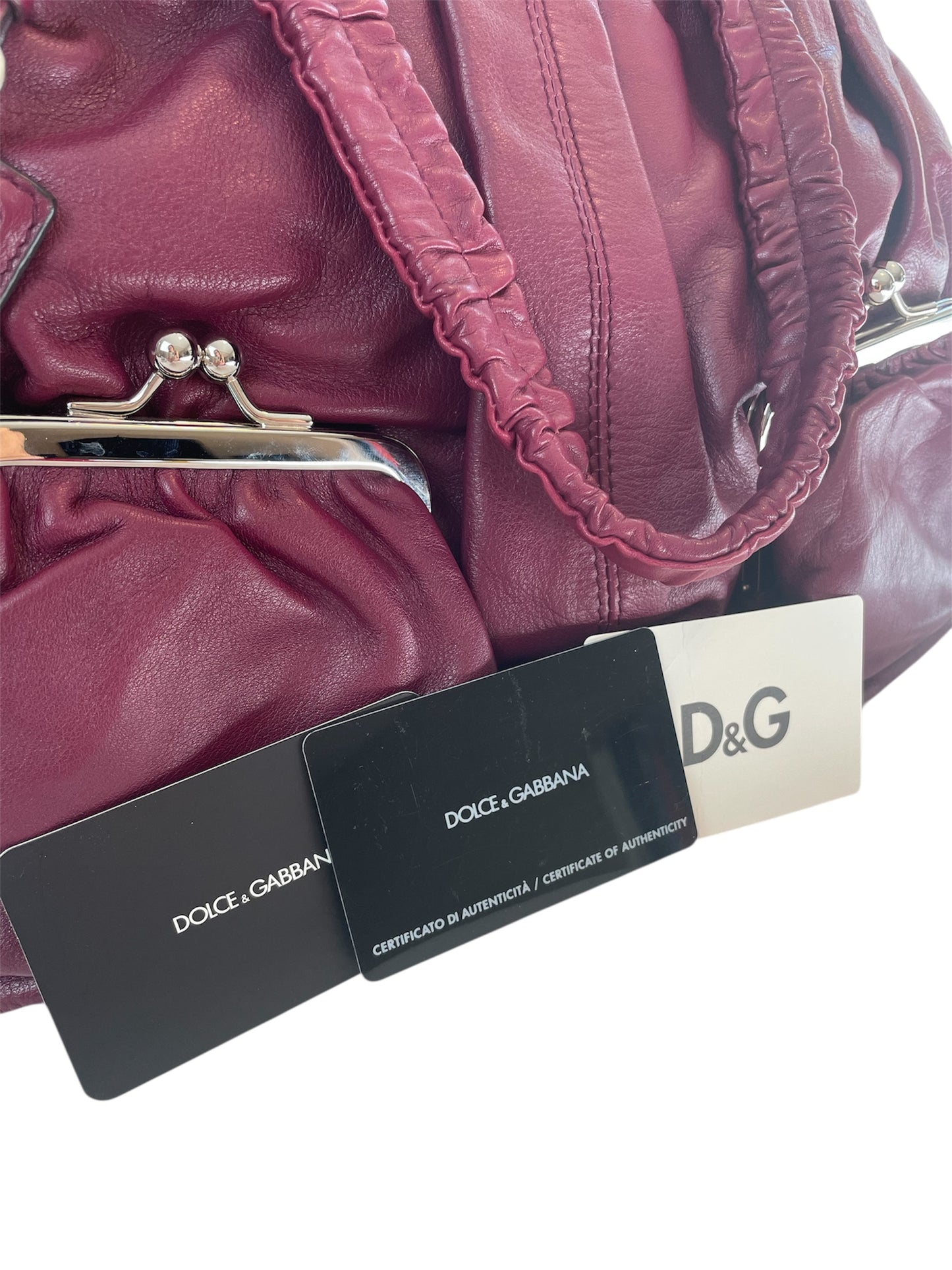 Authentic Dolce and Gabbana Miss Curly Handbag