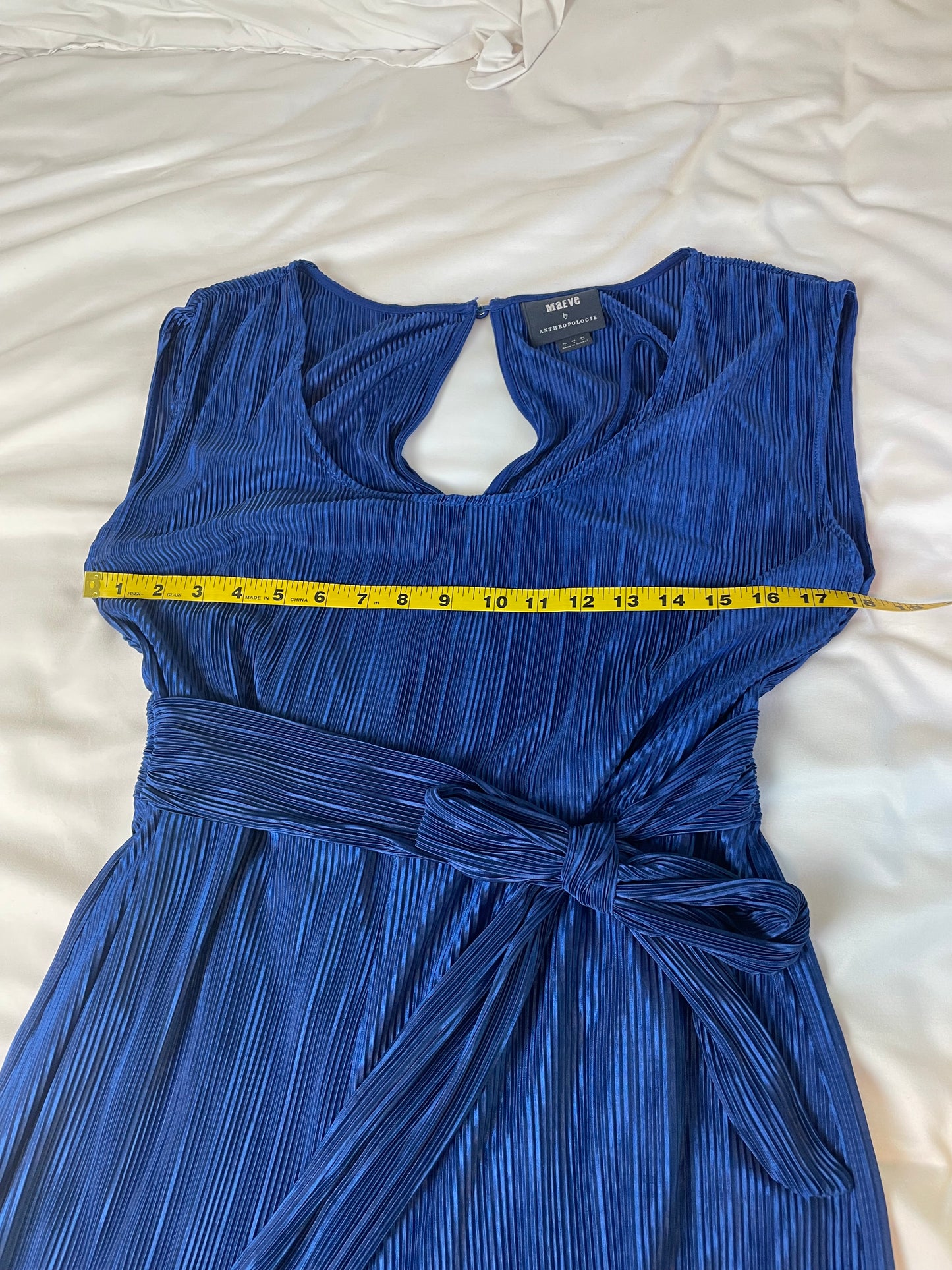 Anthropologie | MAUVE | Blue Sonata Jumpsuit {Size 4}