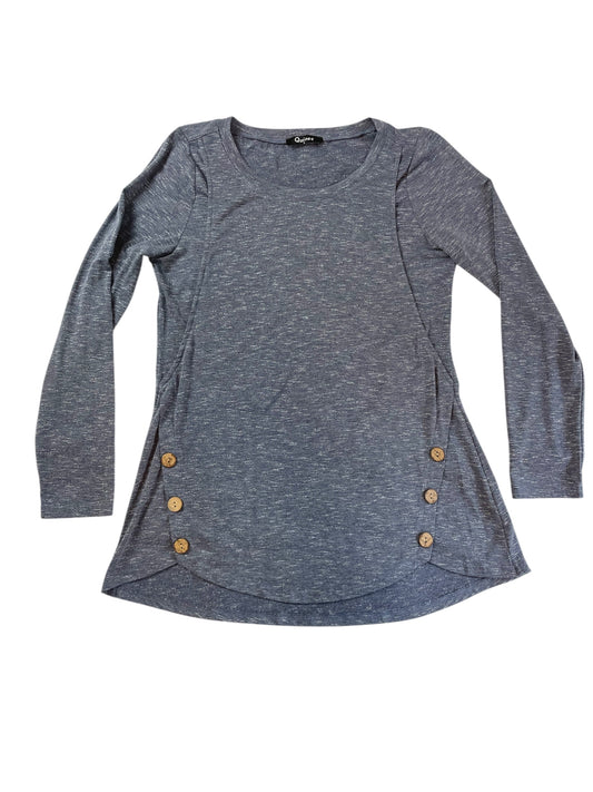 Long Sleeve Nursing and Maternity Shirt {S}